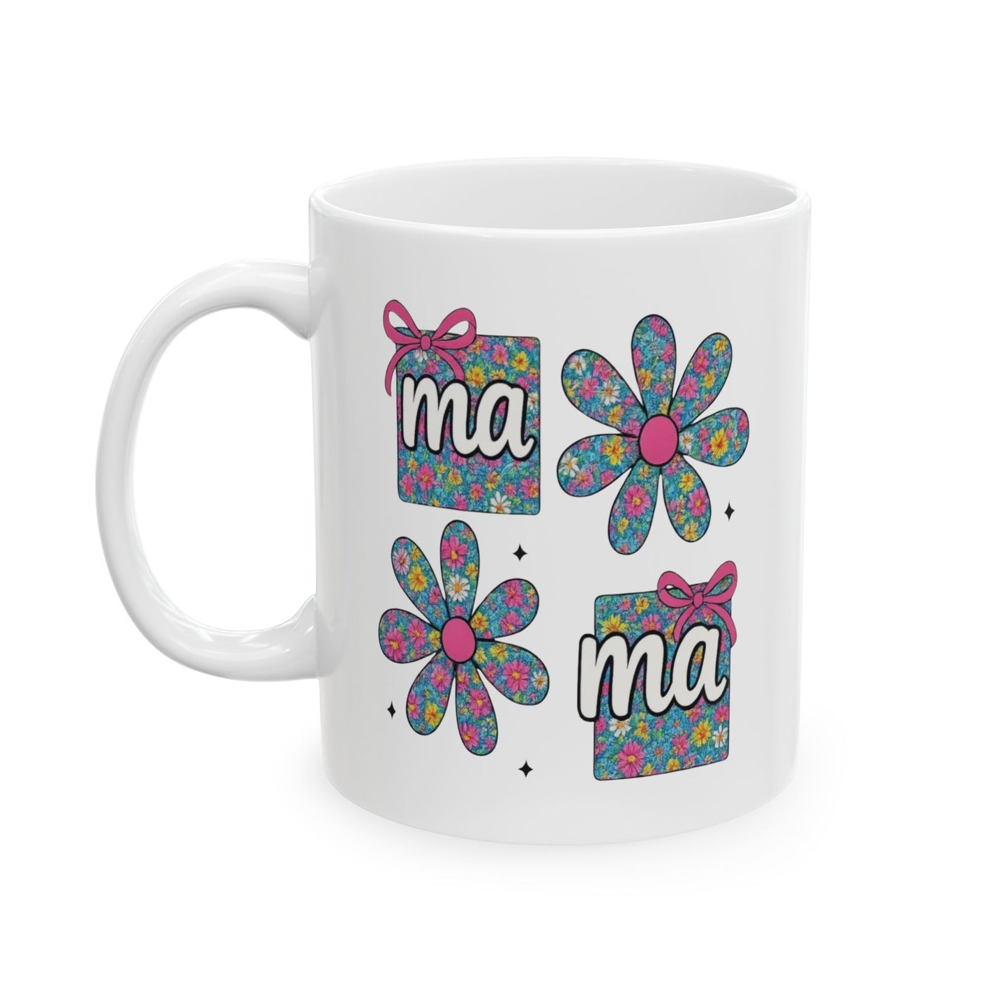 Taza con diseño floral para mamá: celebra a la hermosa mamá en tu vida