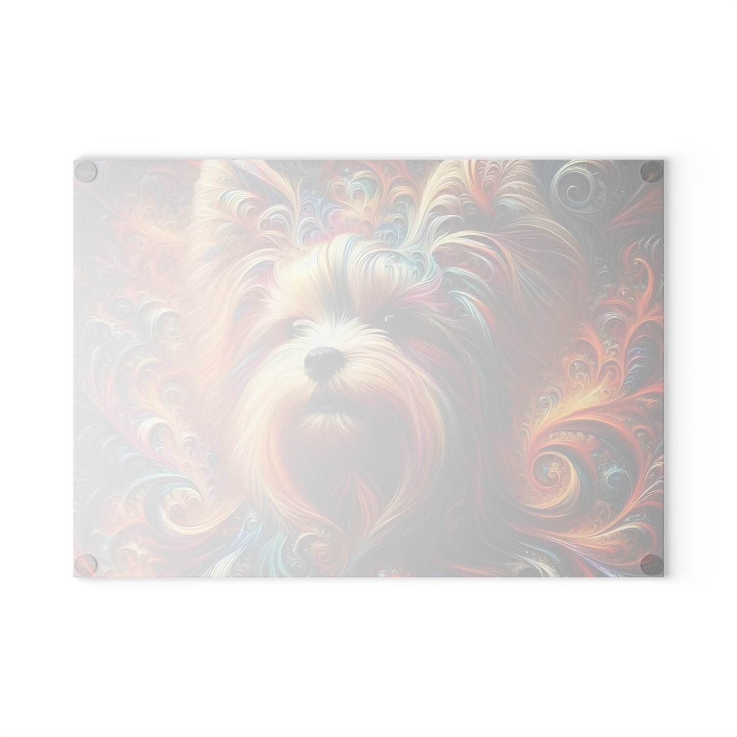 🐾 Yorkshire Terrier Cutting Board – Glam Pup Elegance for Your Kitchen ✨