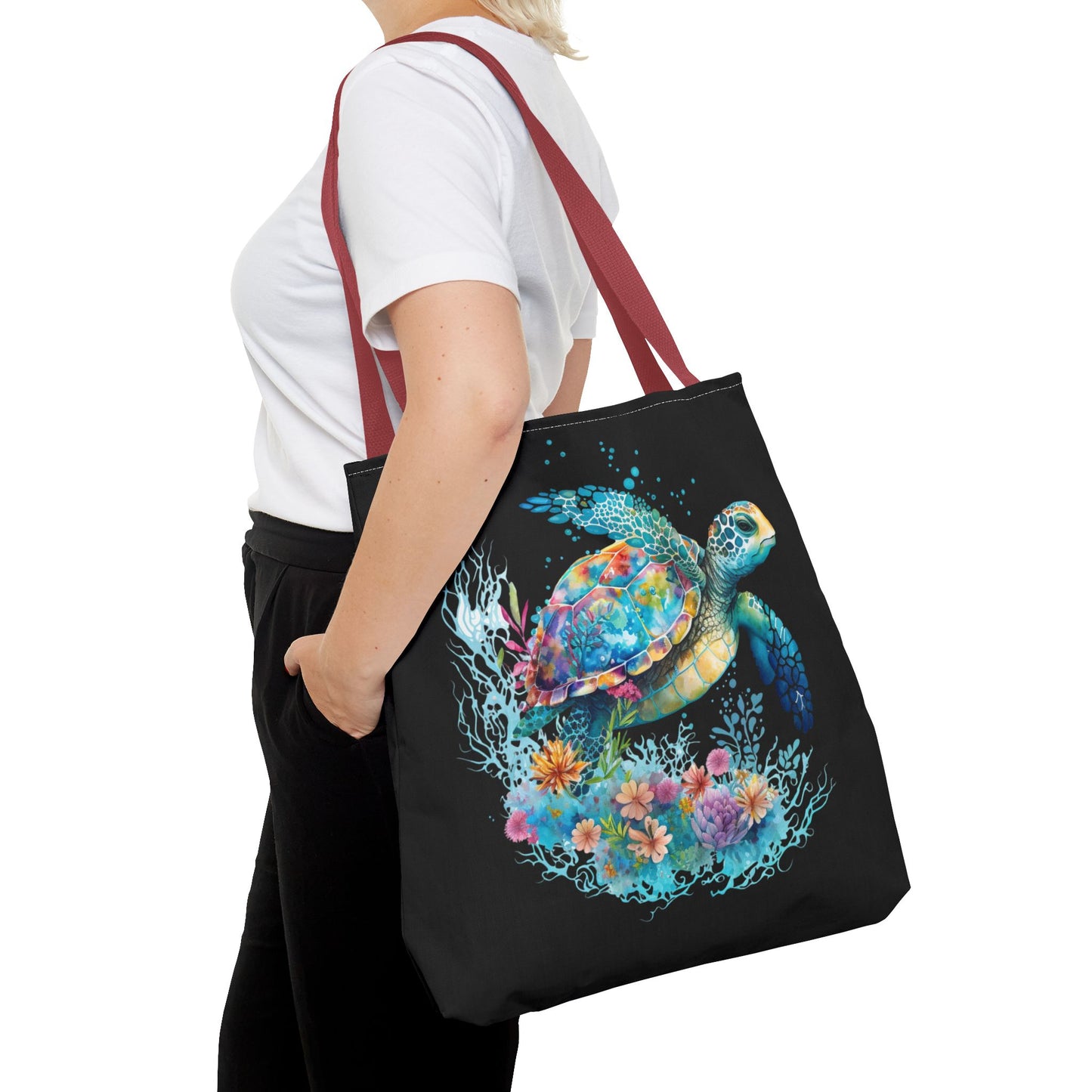 Bolso Tote de Tortuga Marina: El encanto costero se une a la funcionalidad cotidiana