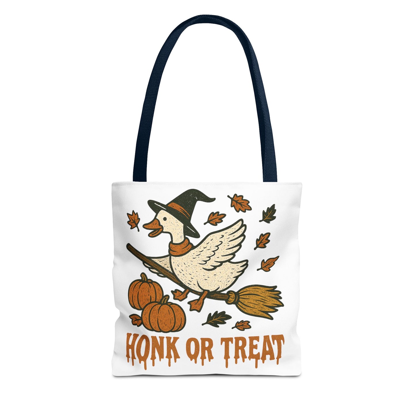๐ช Honk or Treat Goose Halloween Tote Bag โ Witchy Whimsy for Spooky Season ๐๐