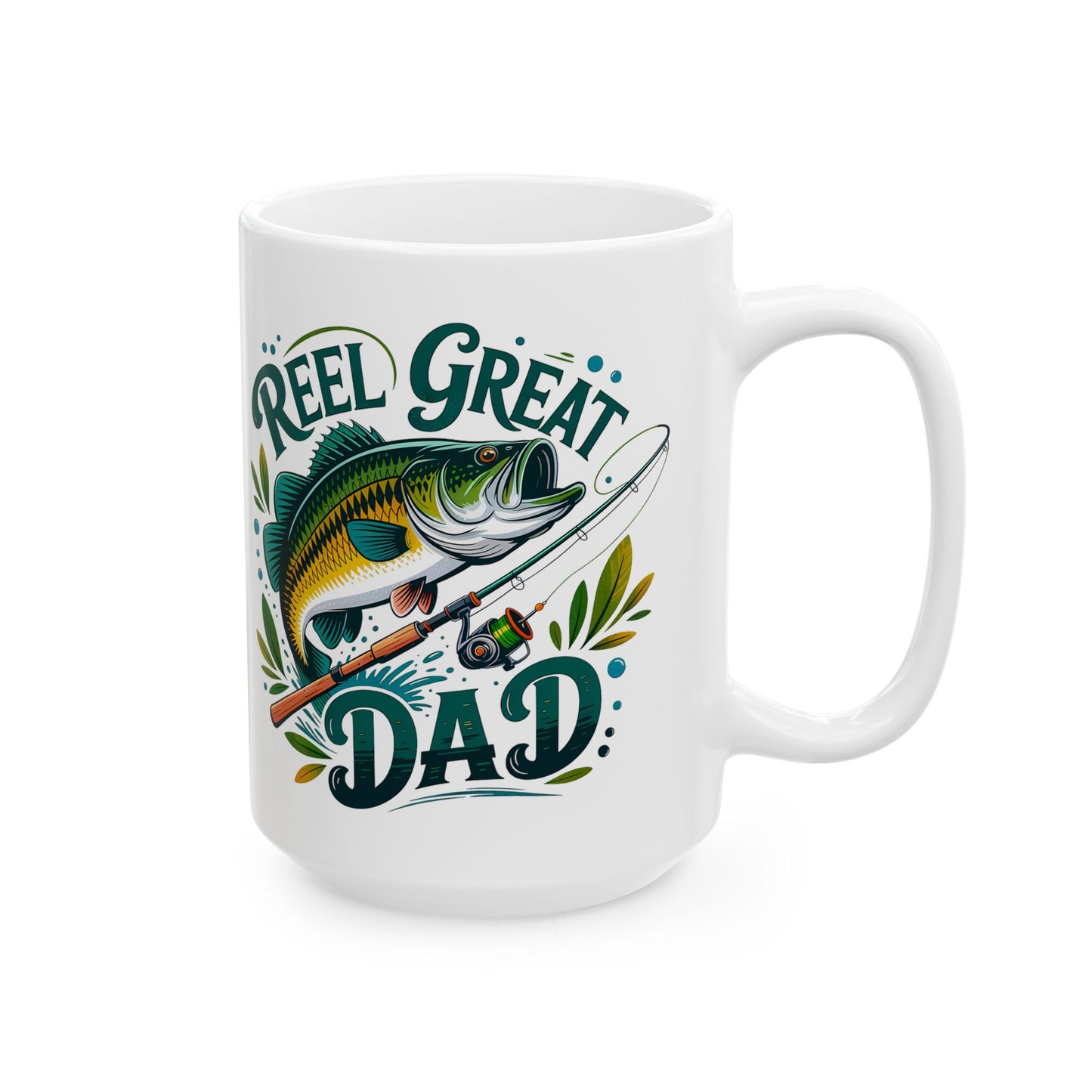 š£ āREEL GREAT DADā ā Fishing Mug for Fatherās Day, Birthday, or Just Because šš