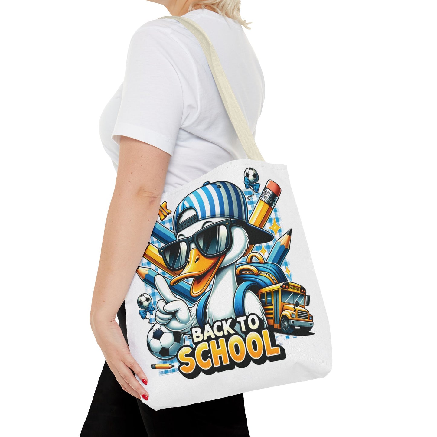 🦆 Cool Duck Back to School Tote – Waddle into the School Year in Style 🏫