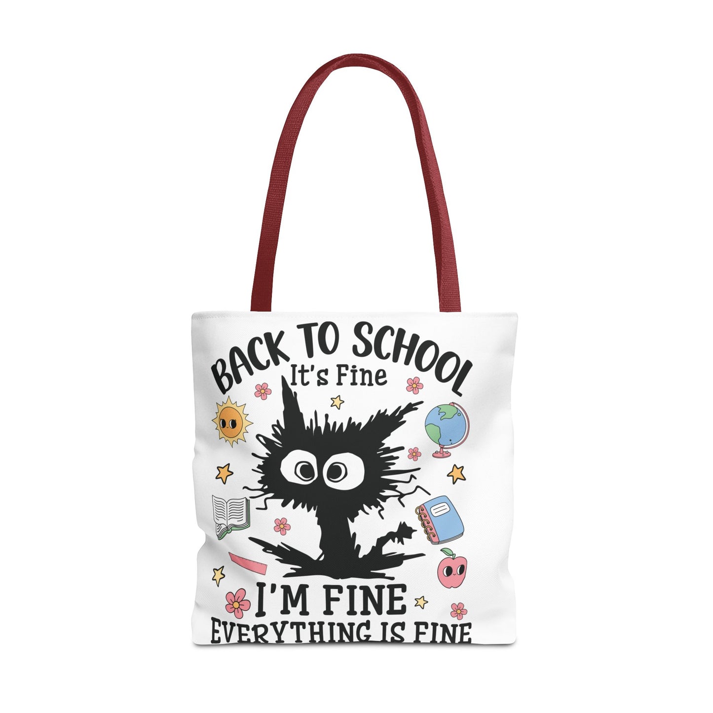 👀 I See Smart People Tote – Kawaii School Vibes with a Clever Twist 🍎
