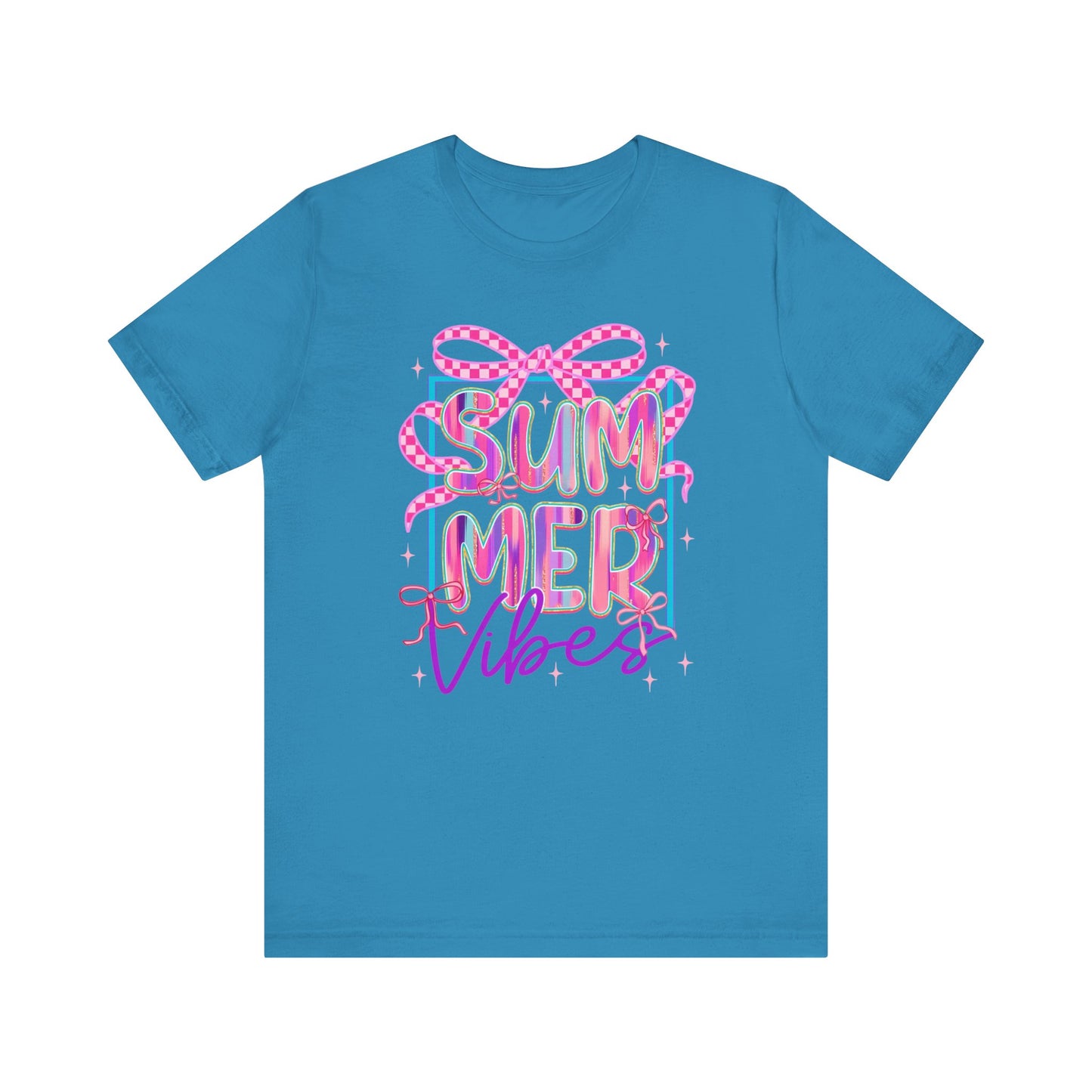 ☀️ Camiseta Summer Vibes: una camiseta gráfica bonita y cómoda para días de playa, barbacoas y vacaciones.