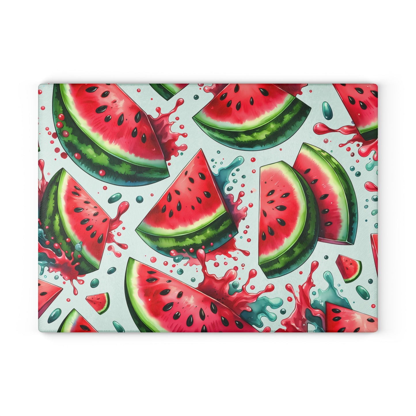 Tabla de cortar con diseño de sandía: Diversión veraniega, dulce y jugosa para tu cocina