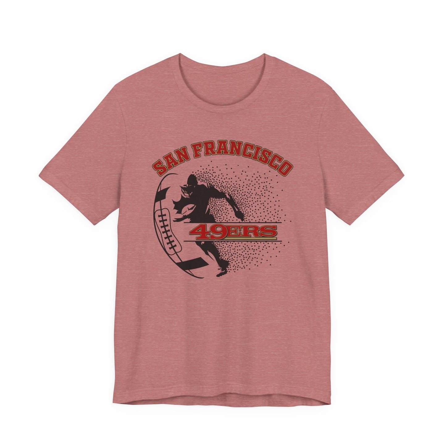 ๐ฅ Bold Red & Black Jersey Graphic Tee โ Vintage Vibes for Every Fan ๐ฏ
