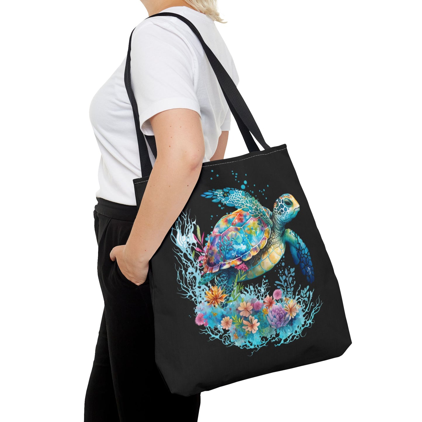 Bolso Tote de Tortuga Marina: El encanto costero se une a la funcionalidad cotidiana