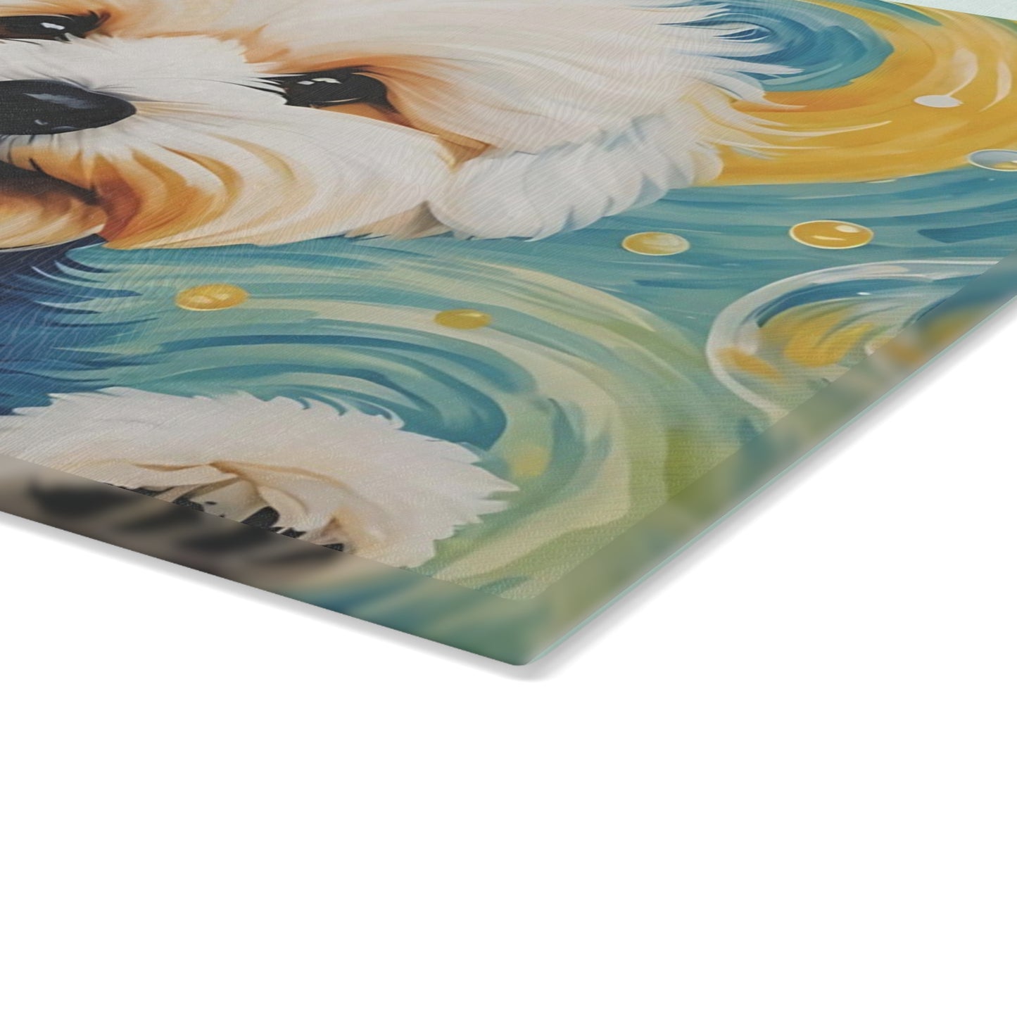 🐶✨ Bichon Frise Cutting Board – Fluffy Charm for Your Kitchen Décor