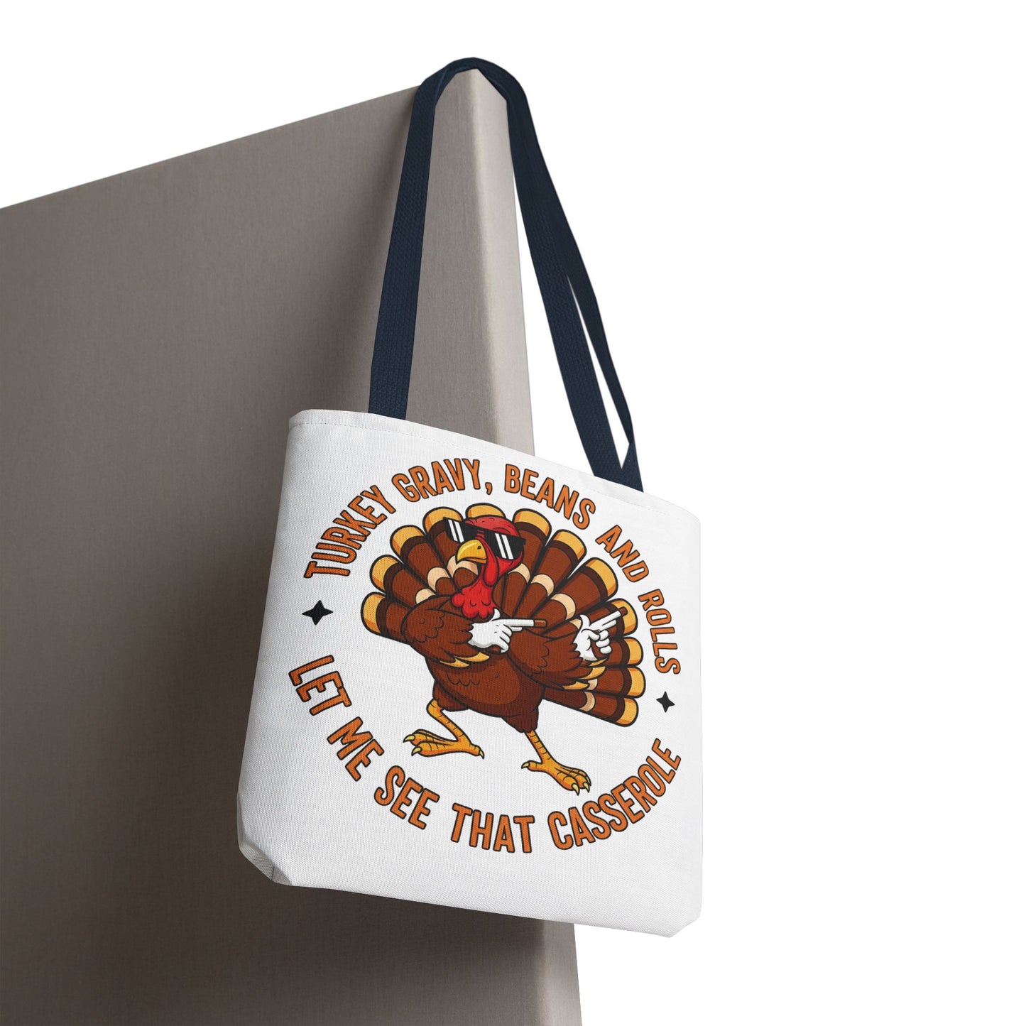 🦃 Thanksgiving Turkey Tote Bag – Let Me See That Casserole Style 🍠🎶