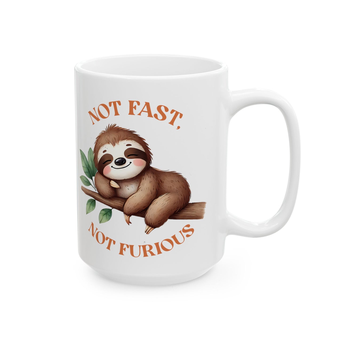 🐾 Ni rápido ni furioso: divertida taza de café con perezoso para almas relajadas 🦥
