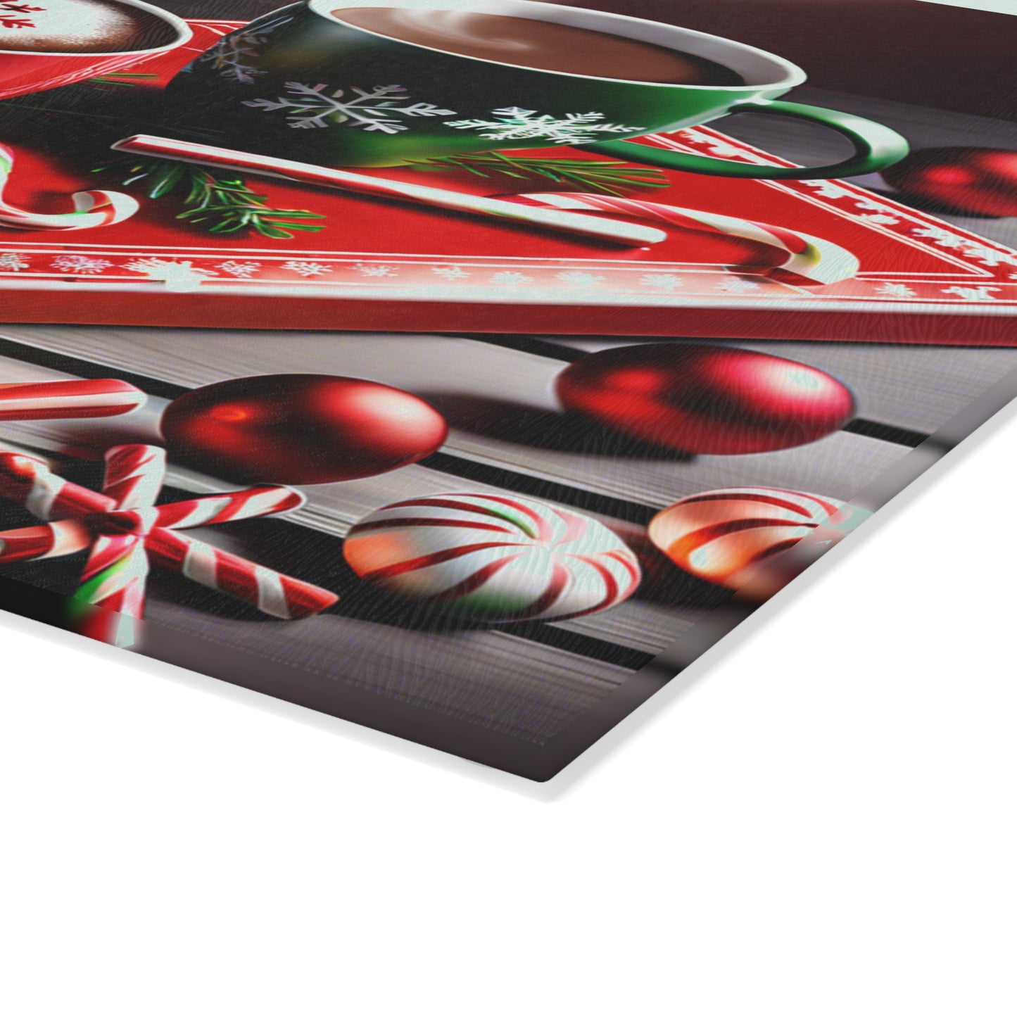 🎄 Holiday Cocoa Cutting Board – Festive Cheer for Your Holiday Table
