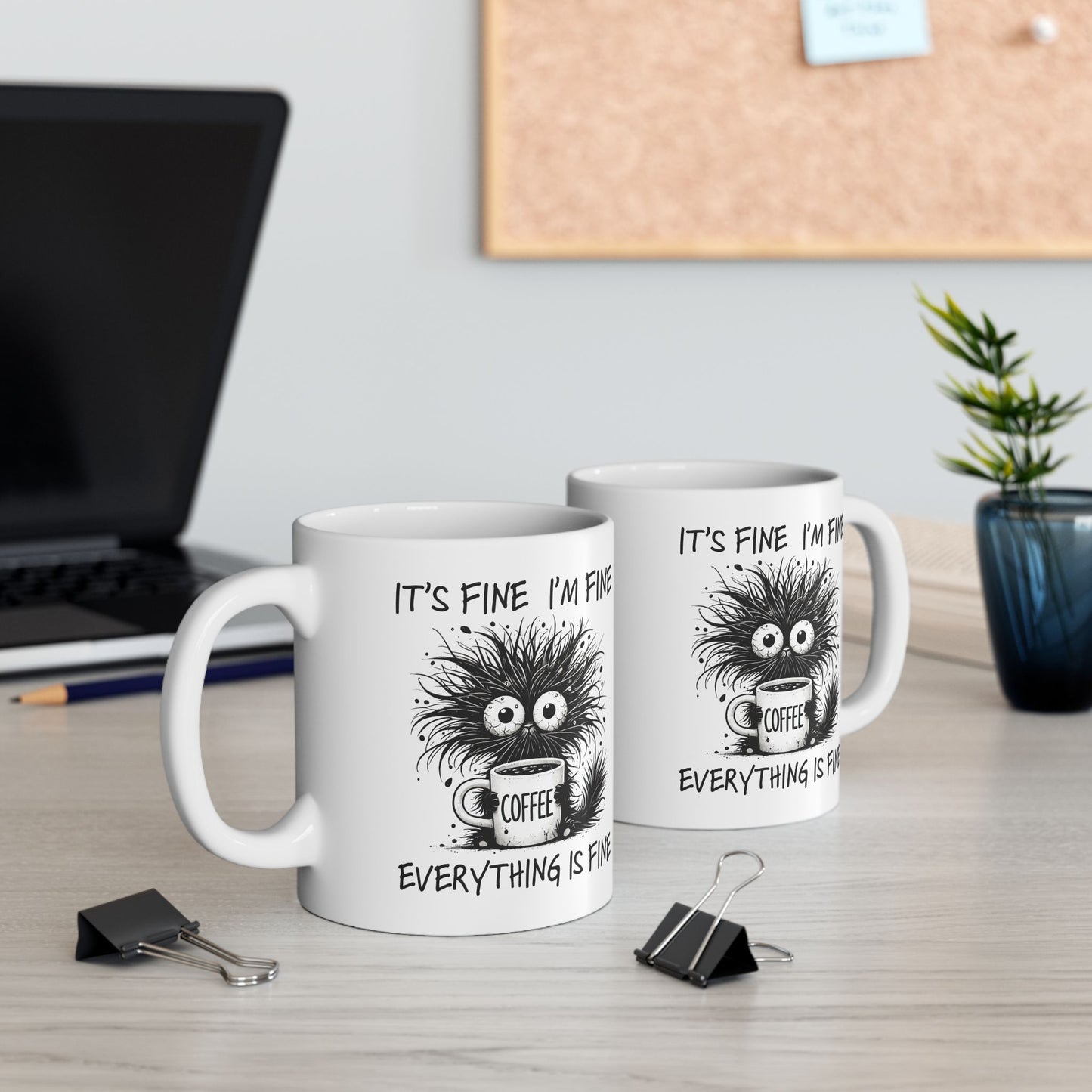 ☕ "Está bien" – Taza divertida para amantes del café y del humor