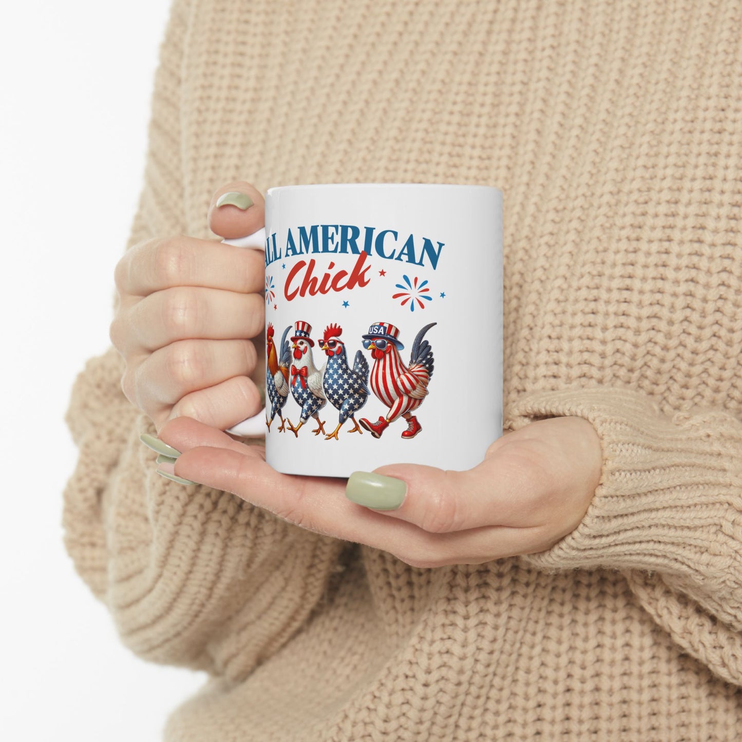 USA All American Chick – 4th of July Mug