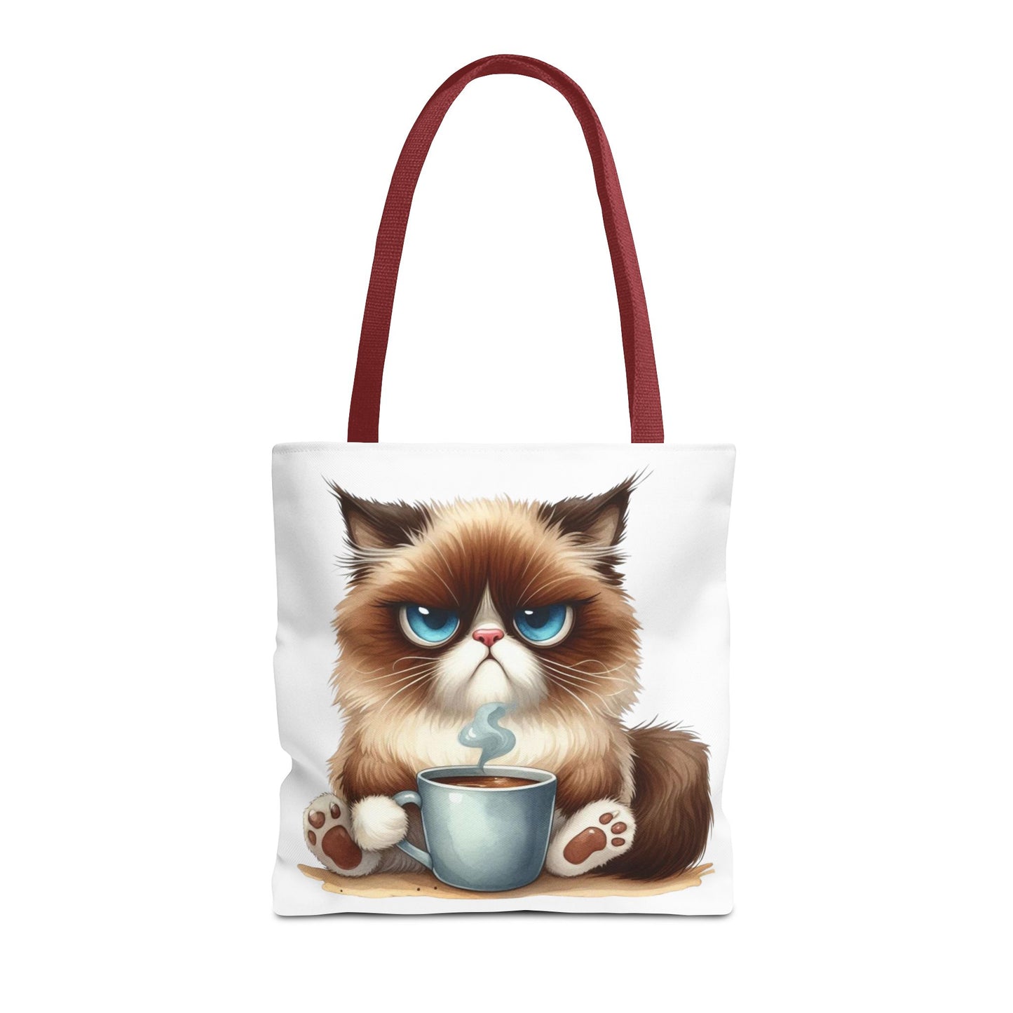 Bolsa de mano personalizada de Grumpy Cat con nombre personalizado: regalo divertido y sarcástico para amantes de los gatos. Bolsa única y práctica para uso diario. Bolsa de mano de Grumpy Cat: perfecta para amantes de los gatos y almas sarcásticas.