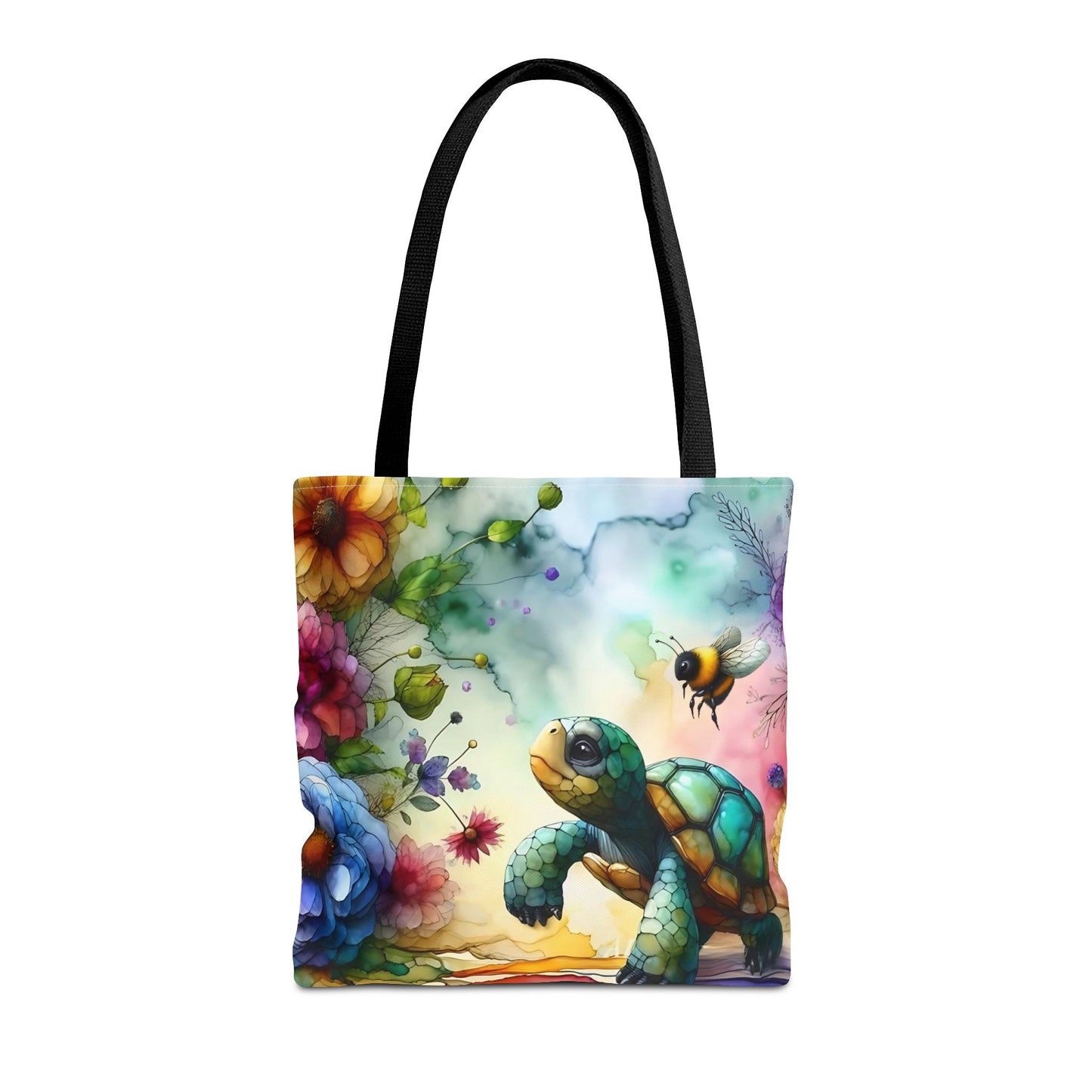 Bolsa de mano - Diseño de tortugas coloridas