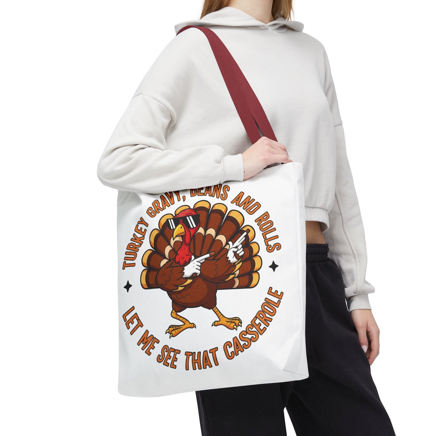 🦃 Thanksgiving Turkey Tote Bag – Let Me See That Casserole Style 🍠🎶