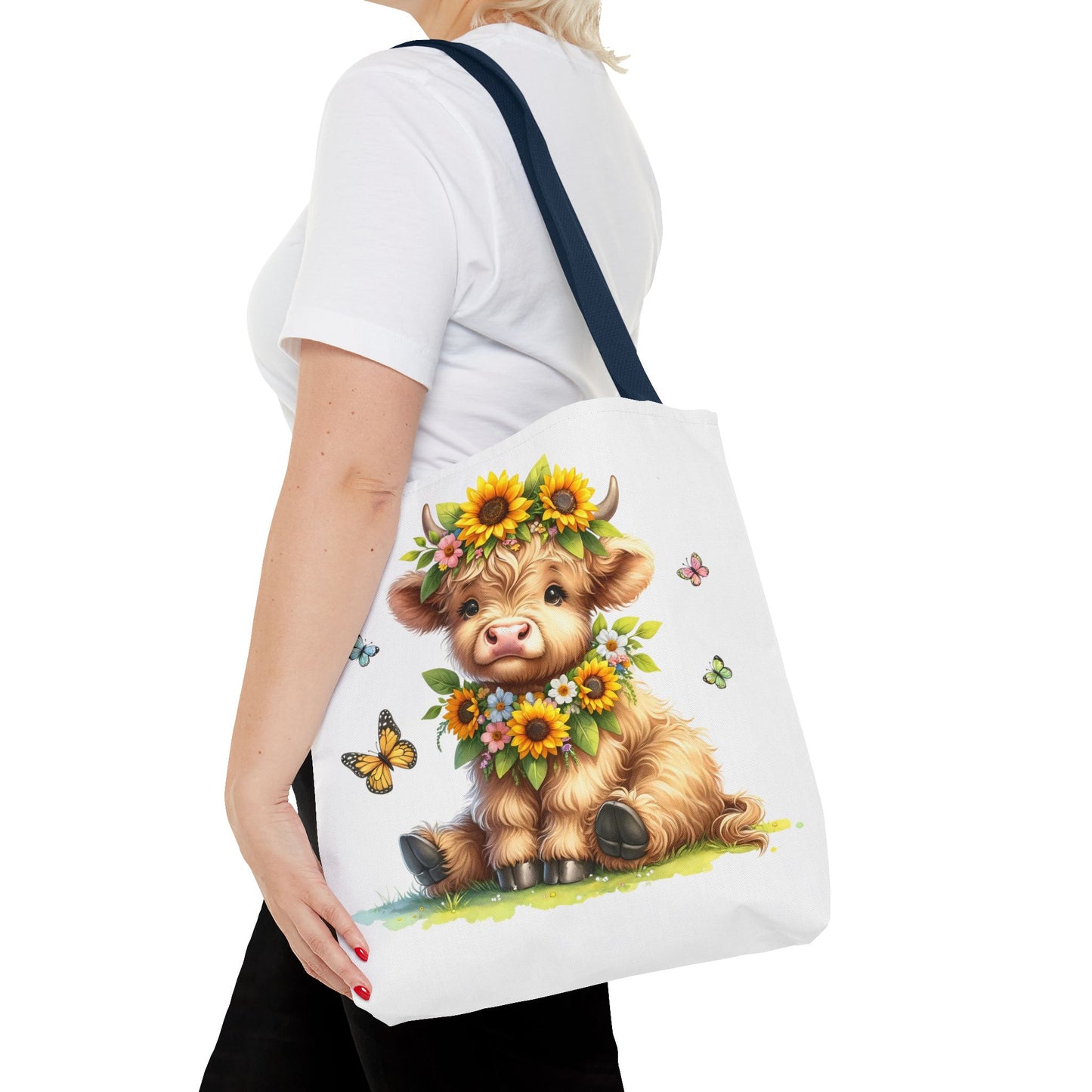 Bolsa de mano de vaca de las Tierras Altas, diseño de vaca bonito y elegante para amantes de los animales, perfecta para ir de compras, uso diario, regalo para entusiastas de las vacas y granjeros.