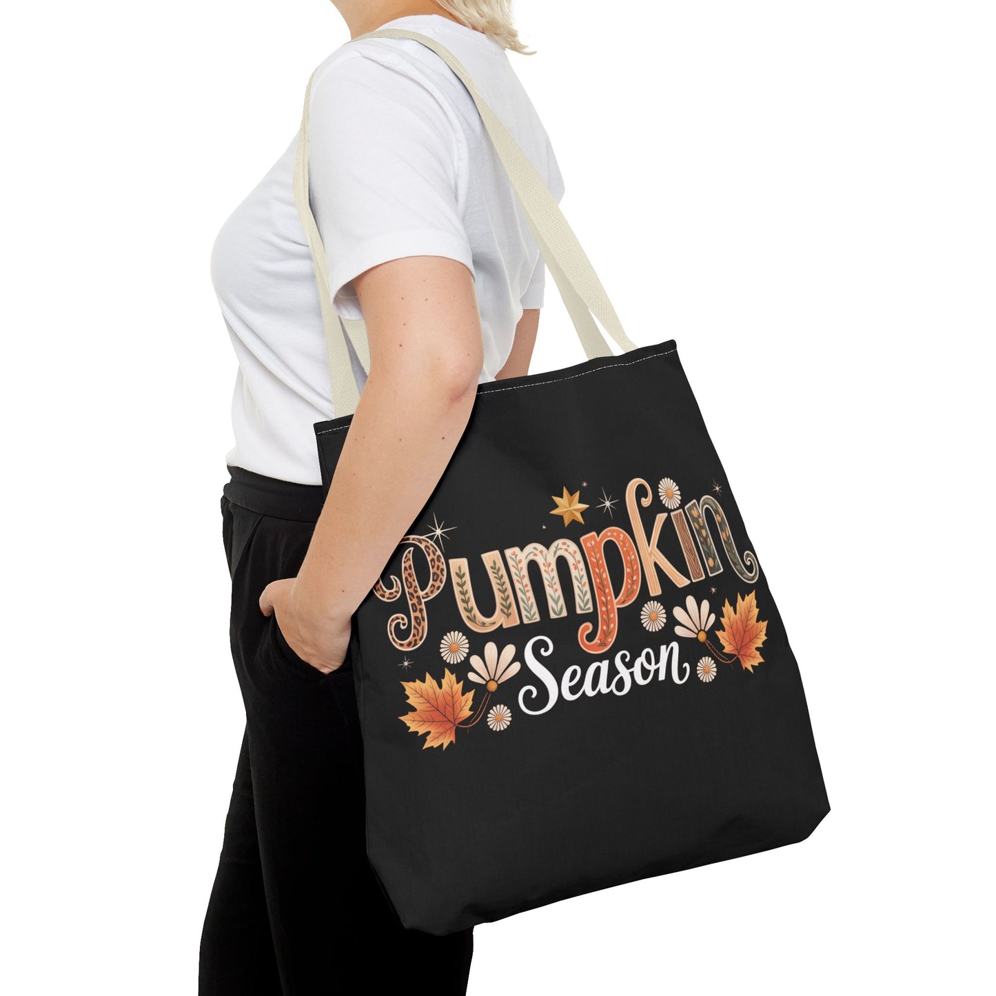 ๐ Pumpkin Season Tote Bag โ Autumn Vibes You Can Carry ๐๐