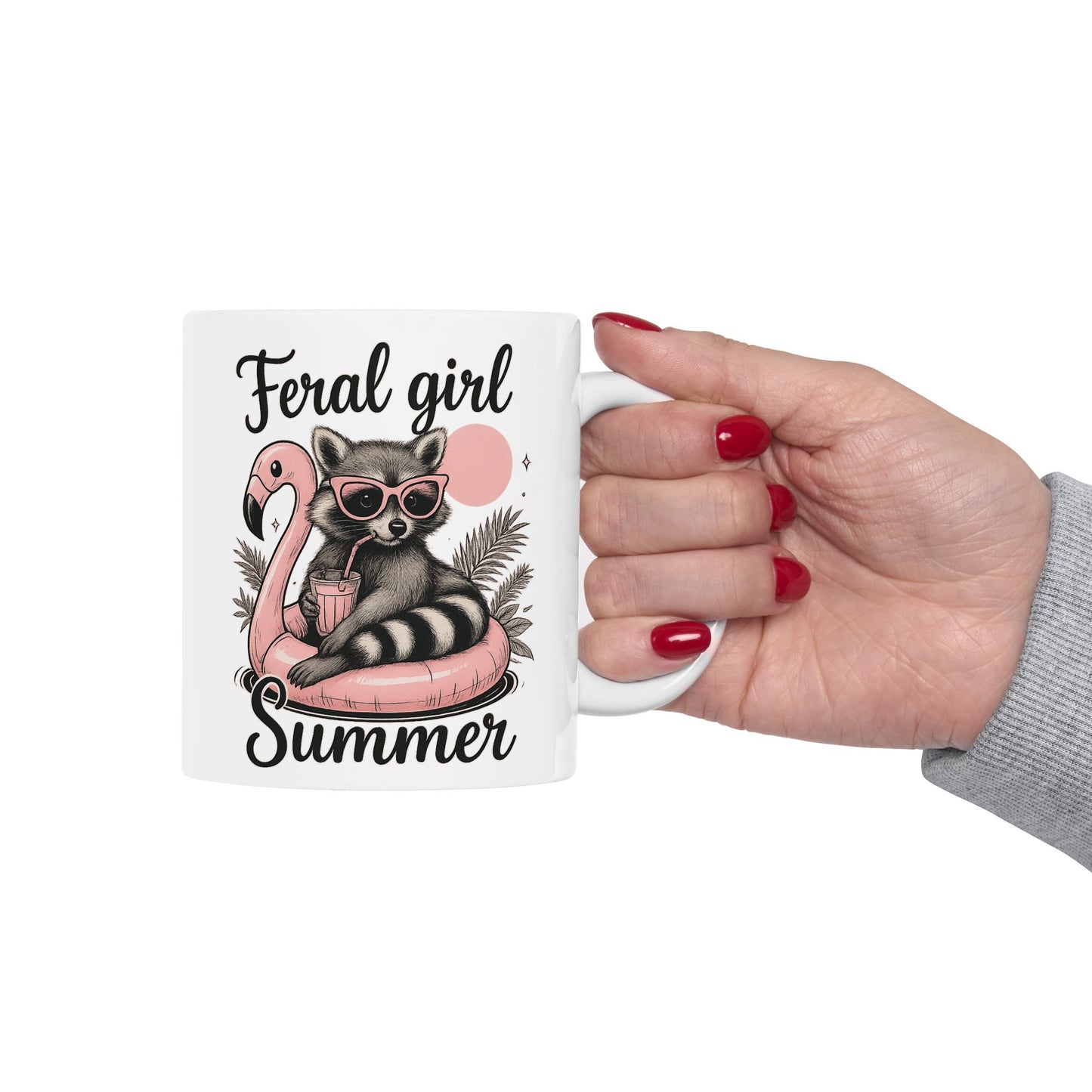 Taza de mapache de Feral Girl Summer