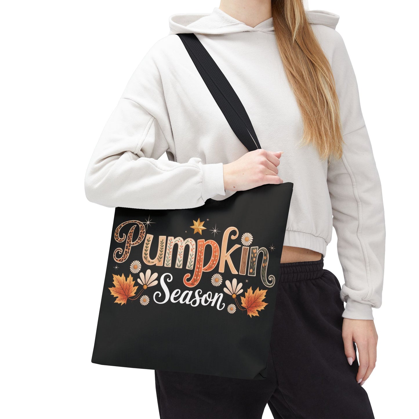 ๐ Pumpkin Season Tote Bag โ Autumn Vibes You Can Carry ๐๐