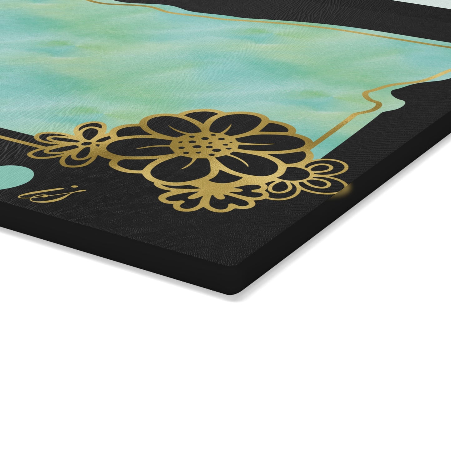 💚 Oregon State Cutting Board – Serene Aqua Style with Golden State Pride