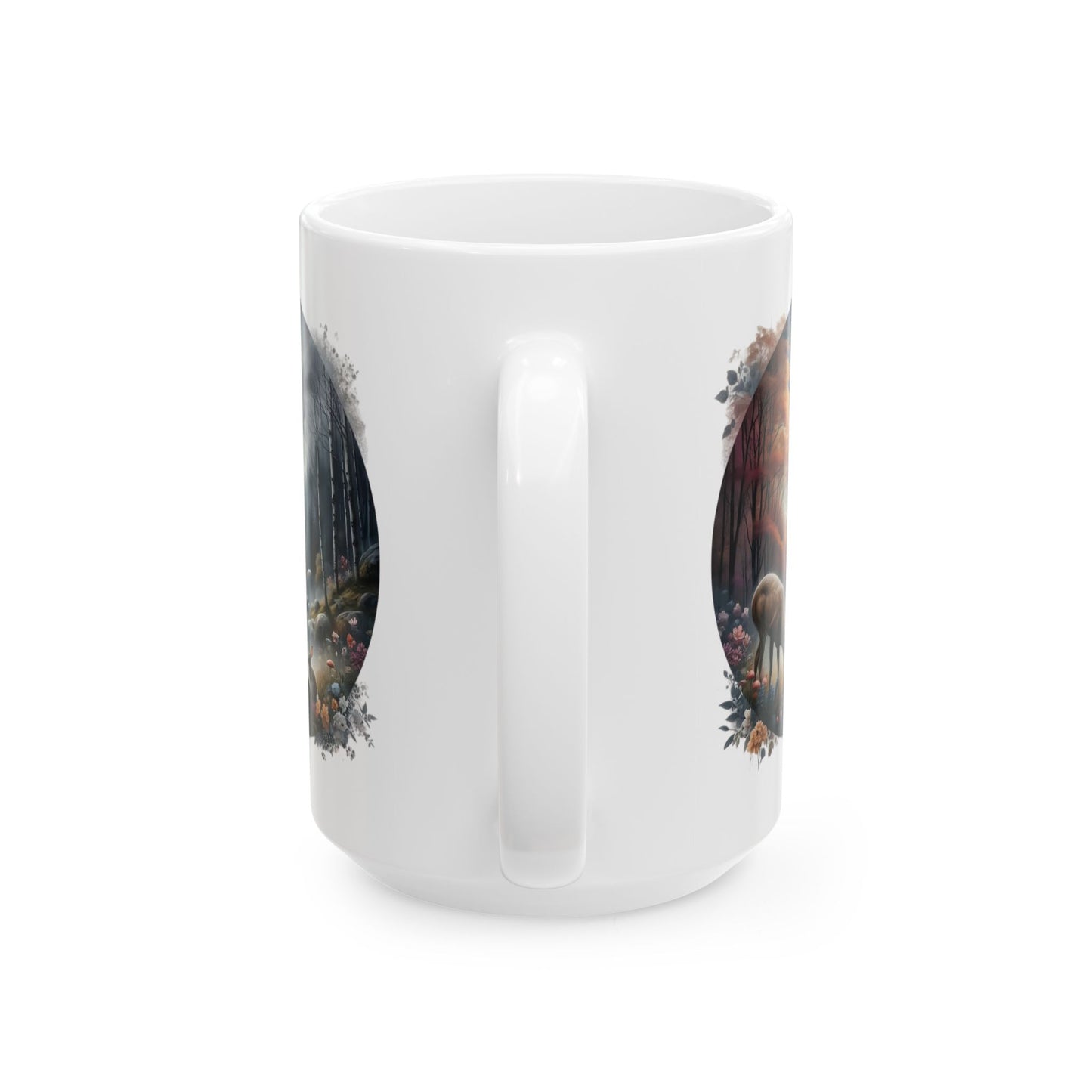 ๐ฆ๐ฒ Deer Forest Mug โ Rustic Wildlife Coffee Cup โ๐