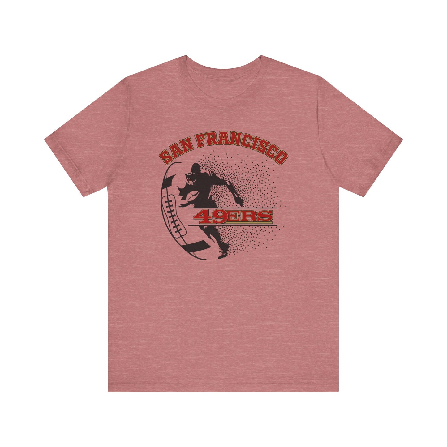 ๐ฅ Bold Red & Black Jersey Graphic Tee โ Vintage Vibes for Every Fan ๐ฏ