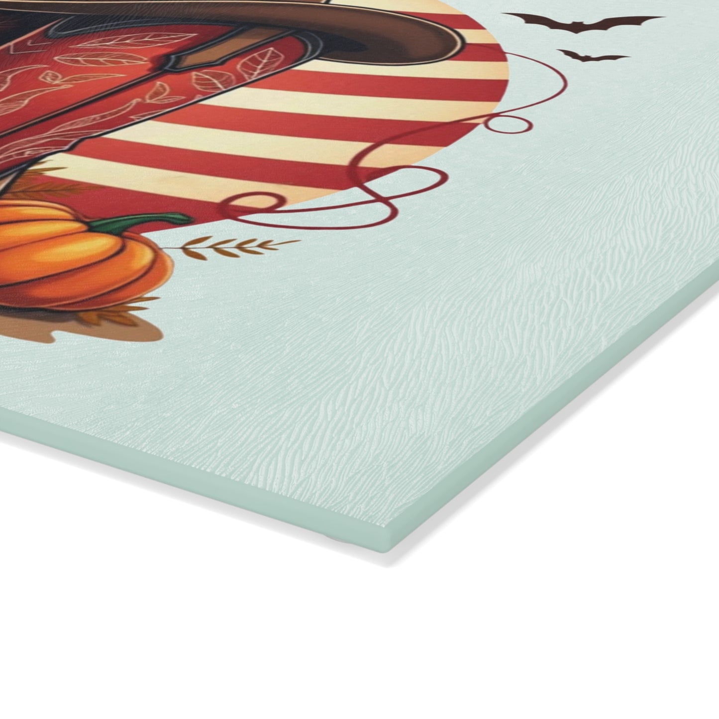 🤠🎃 Western Boots & Pumpkins Cutting Board – Rustic Autumn Charm for Your Kitchen 🇺🇸