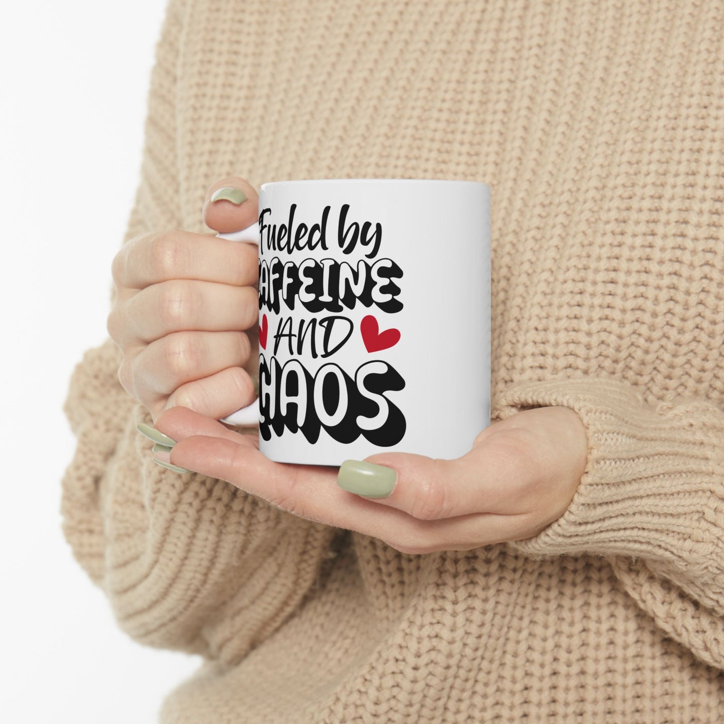 ☕ Impulsada por la cafeína y el caos: una divertida taza para amantes del café y almas ocupadas 💥