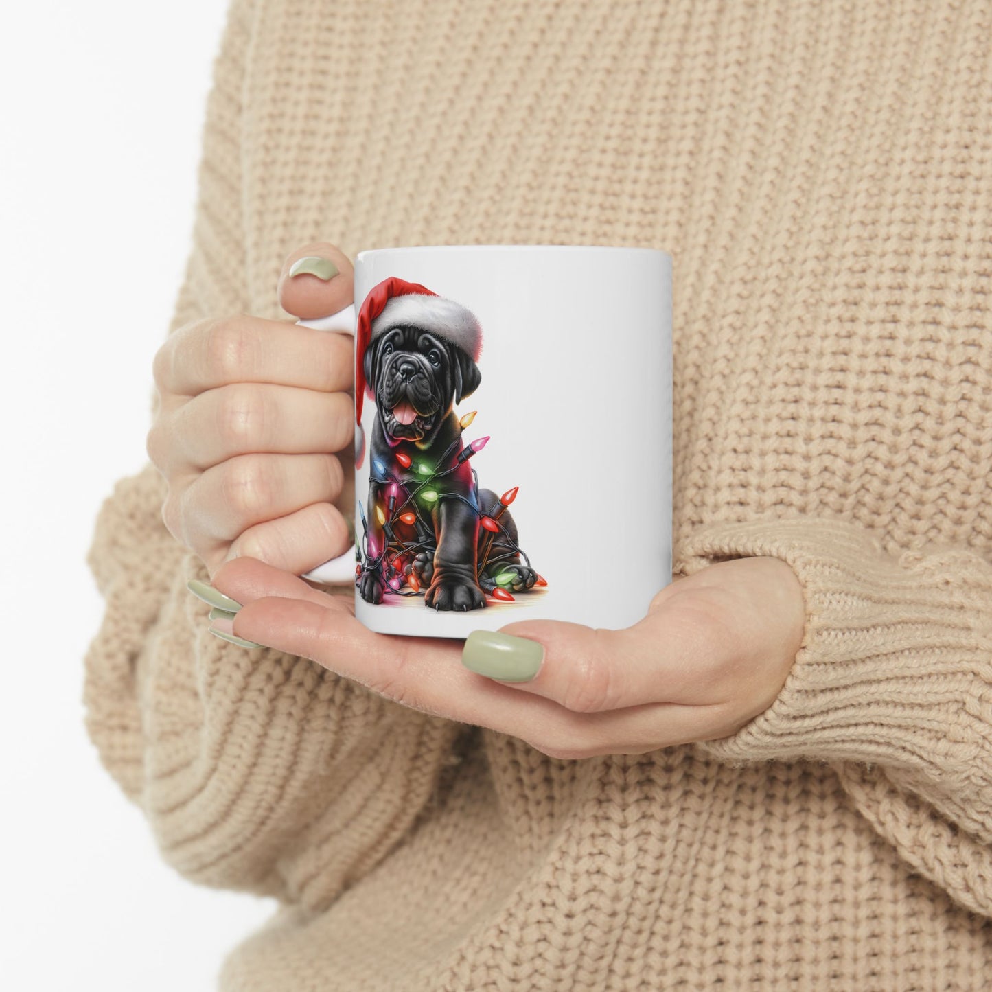 🎄 Cane Corso Christmas Mug – Big Pup, Big Holiday Spirit 🎅