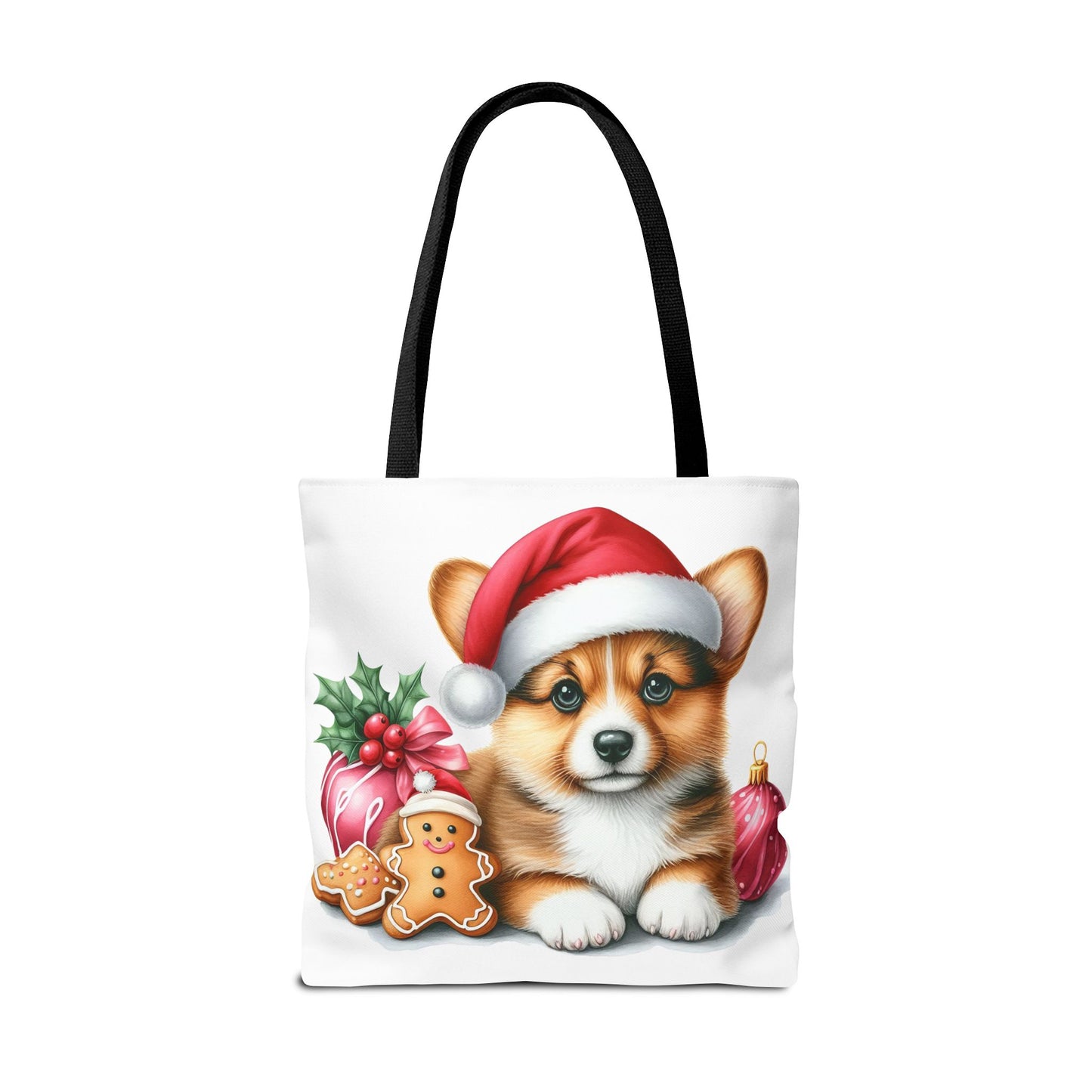 🎄 Corgi Christmas Cookie Tote – Sweet Holiday Charm for Dog Lovers 🐾