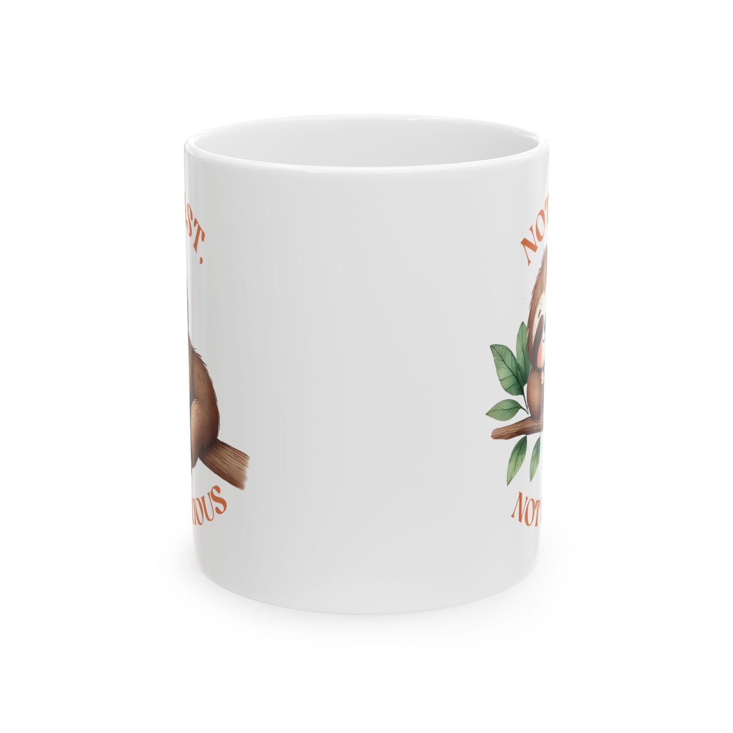 🐾 Ni rápido ni furioso: divertida taza de café con perezoso para almas relajadas 🦥