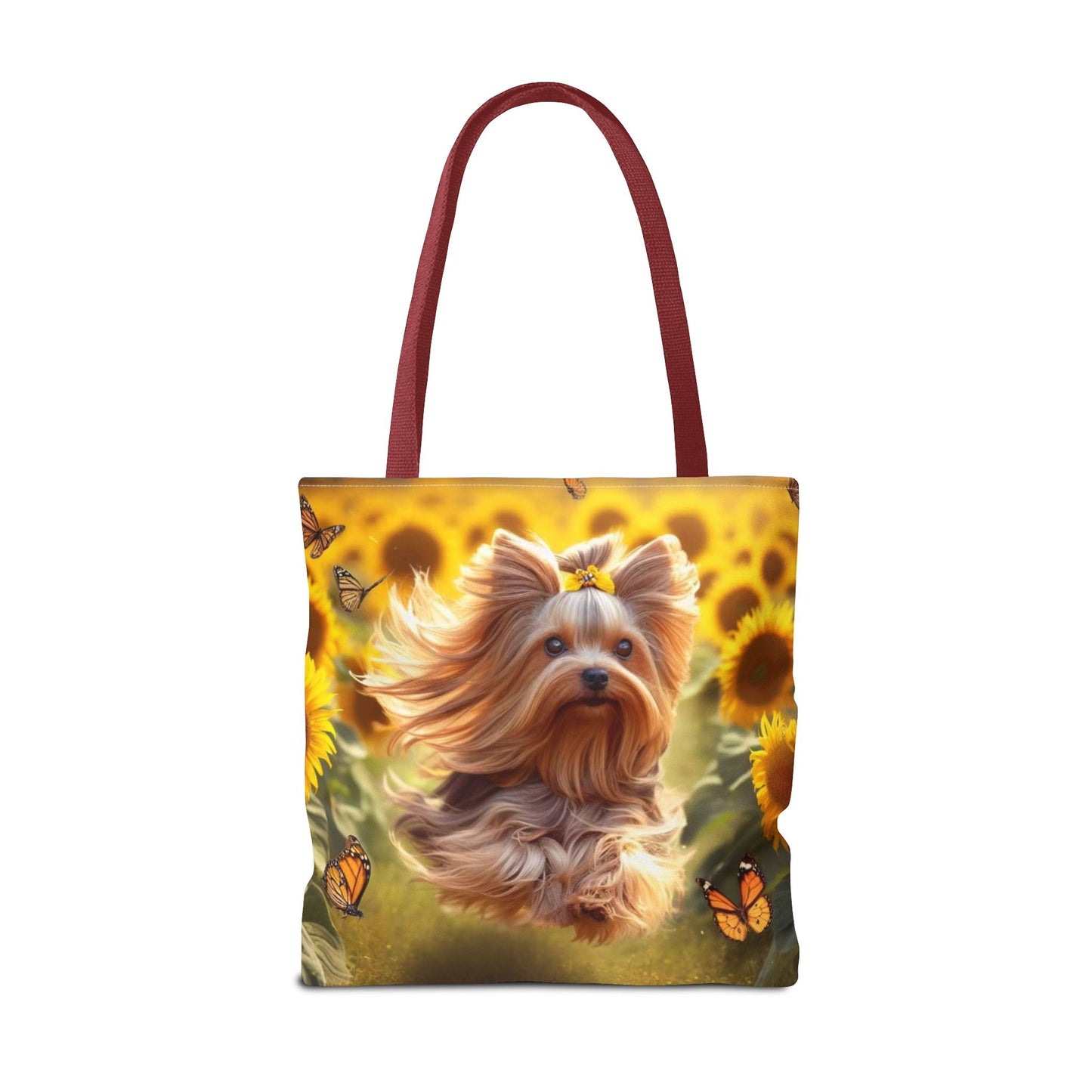 Adorable bolso de mano Yorkie: ¡perfecto para los amantes de los perros en movimiento!