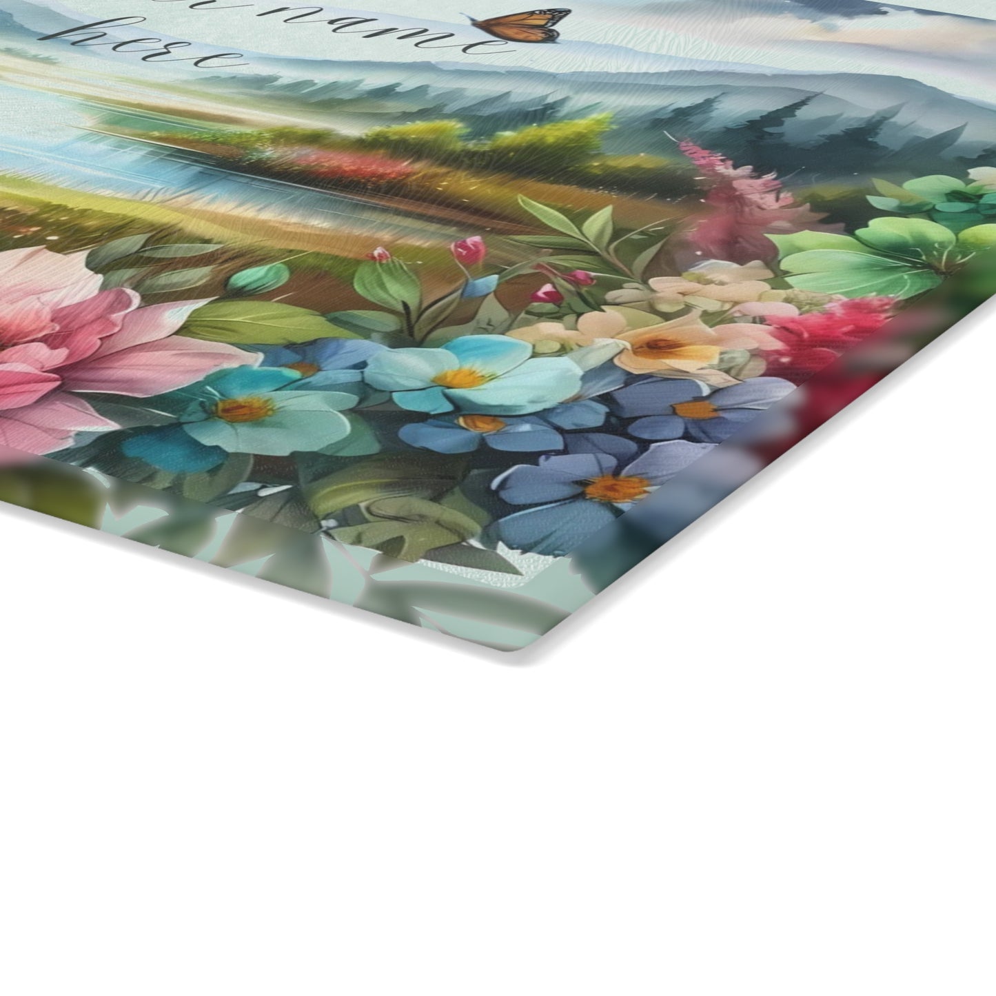 Tabla de cortar personalizada, tabla de charcutería, tabla de cortar única, tabla de cortar de vidrio templado, regalo de inauguración de la casa, tabla de cortar personalizada