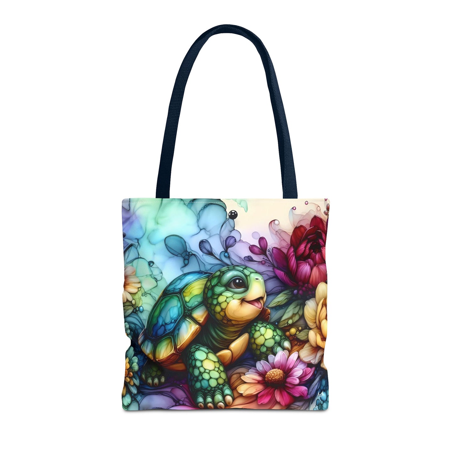 Bolsa de mano - Diseño de tortugas coloridas