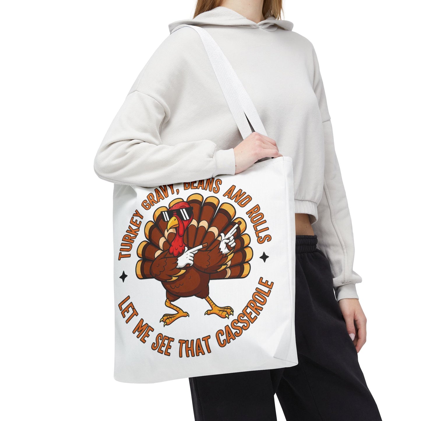 🦃 Thanksgiving Turkey Tote Bag – Let Me See That Casserole Style 🍠🎶