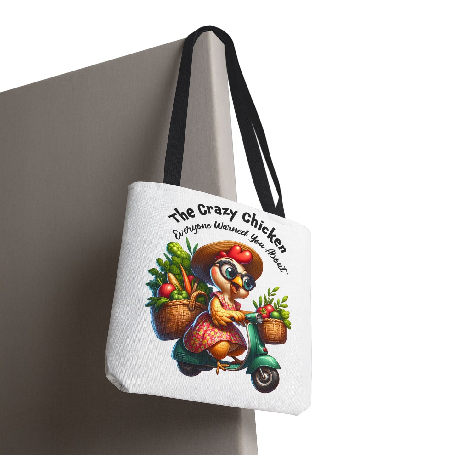 Bolsa de compras divertida con diseño de pollo: un encantador diseño de granja fresca 🐔