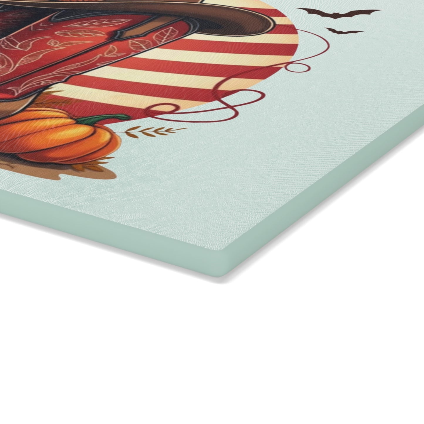 🤠🎃 Western Boots & Pumpkins Cutting Board – Rustic Autumn Charm for Your Kitchen 🇺🇸