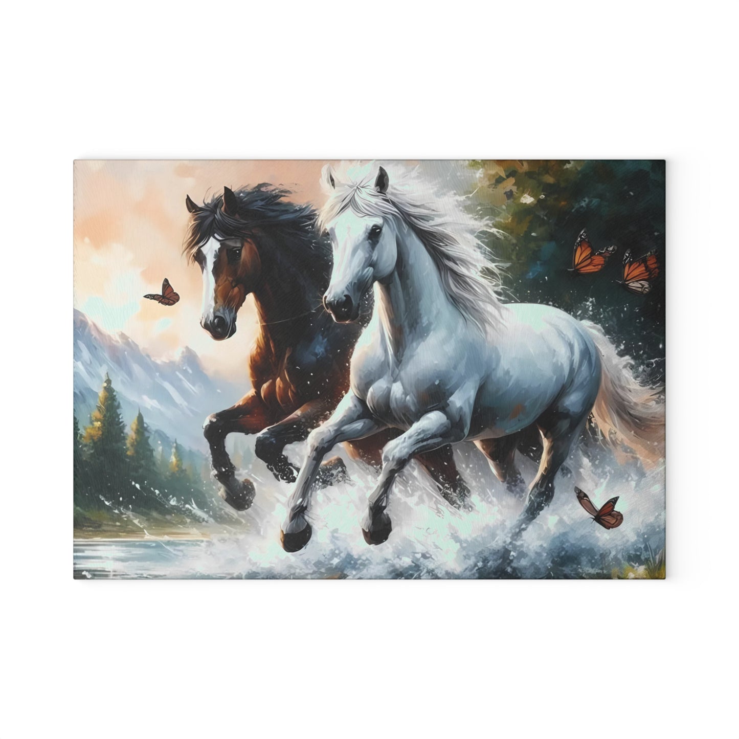 🐎 Wild Spirit Horse Cutting Board – Galloping Elegance for Your Kitchen