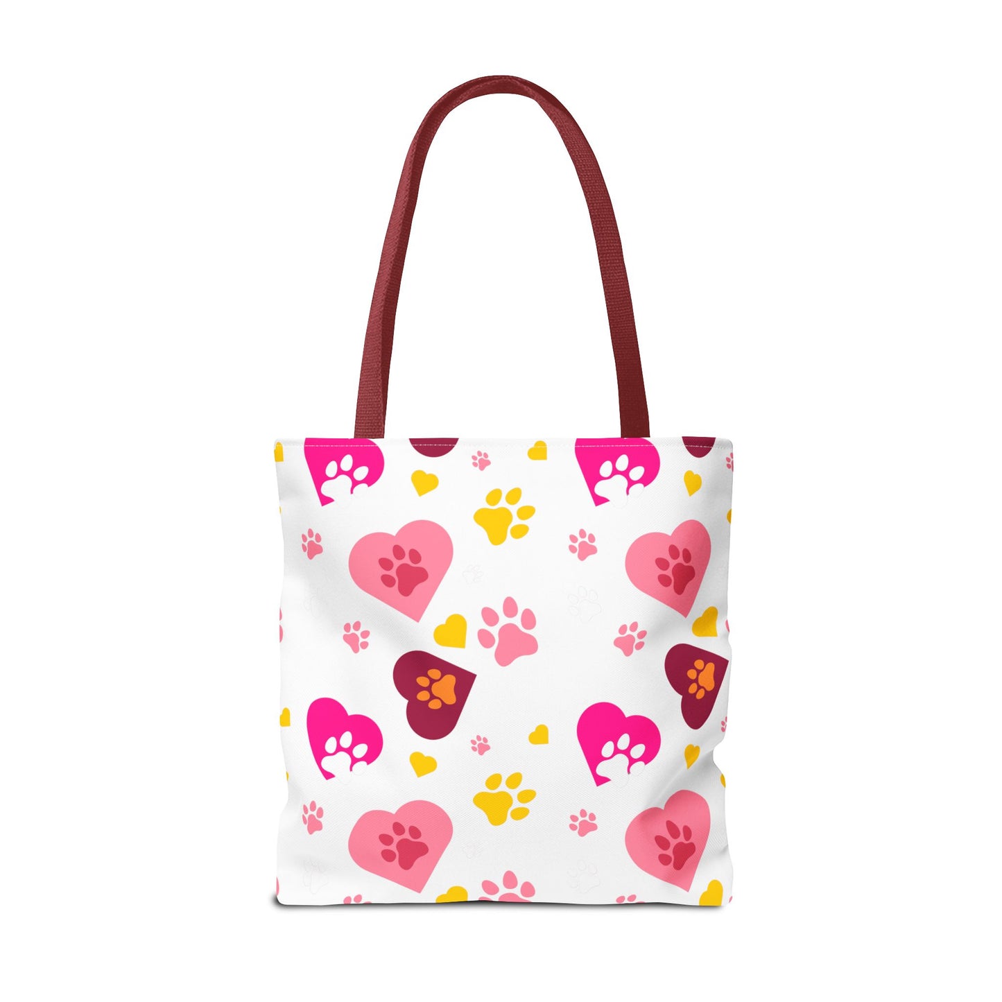 Bolsa de mano con estampado de patas y corazón | Pet Lover Everyday Carry-All