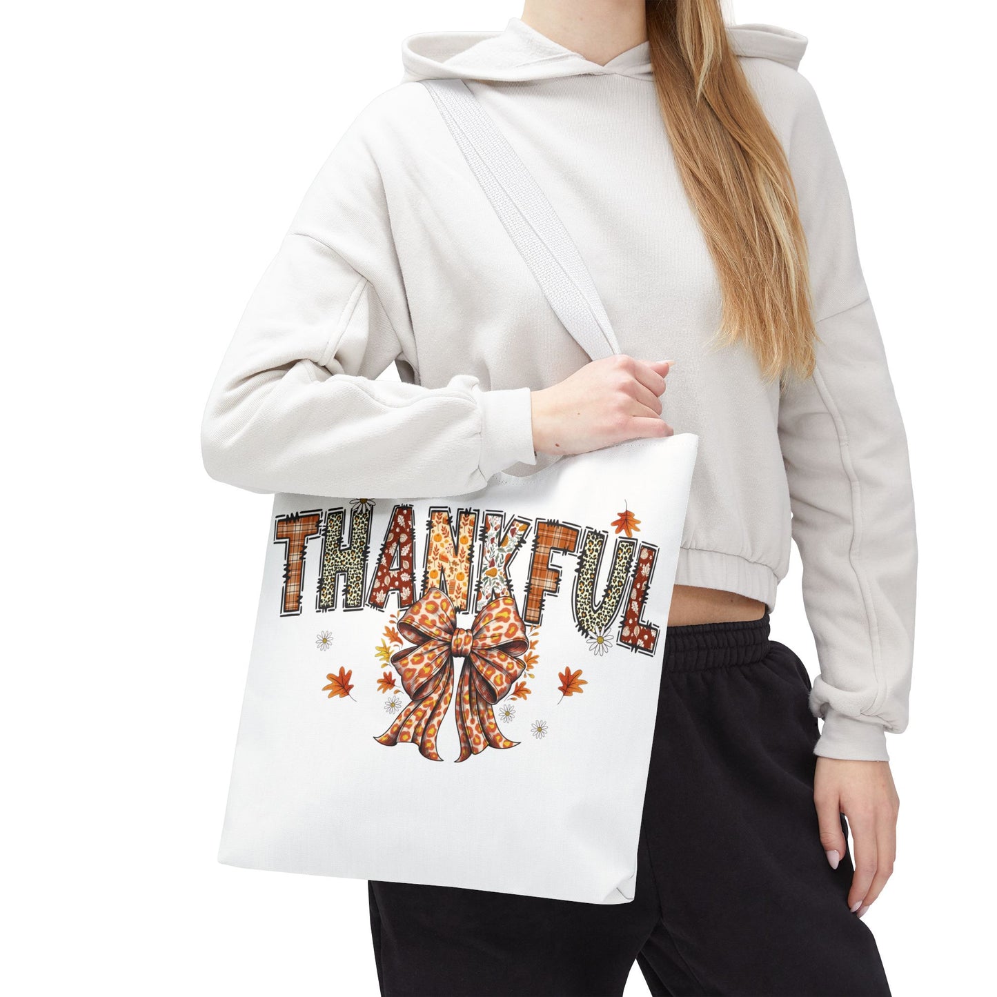 🧡 Thankful Tote Bag – Leopard Prints & Autumn Vibes in One Cozy Carryall 🍁