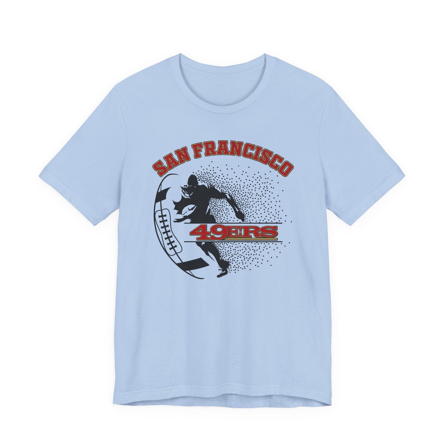 ๐ฅ Bold Red & Black Jersey Graphic Tee โ Vintage Vibes for Every Fan ๐ฏ