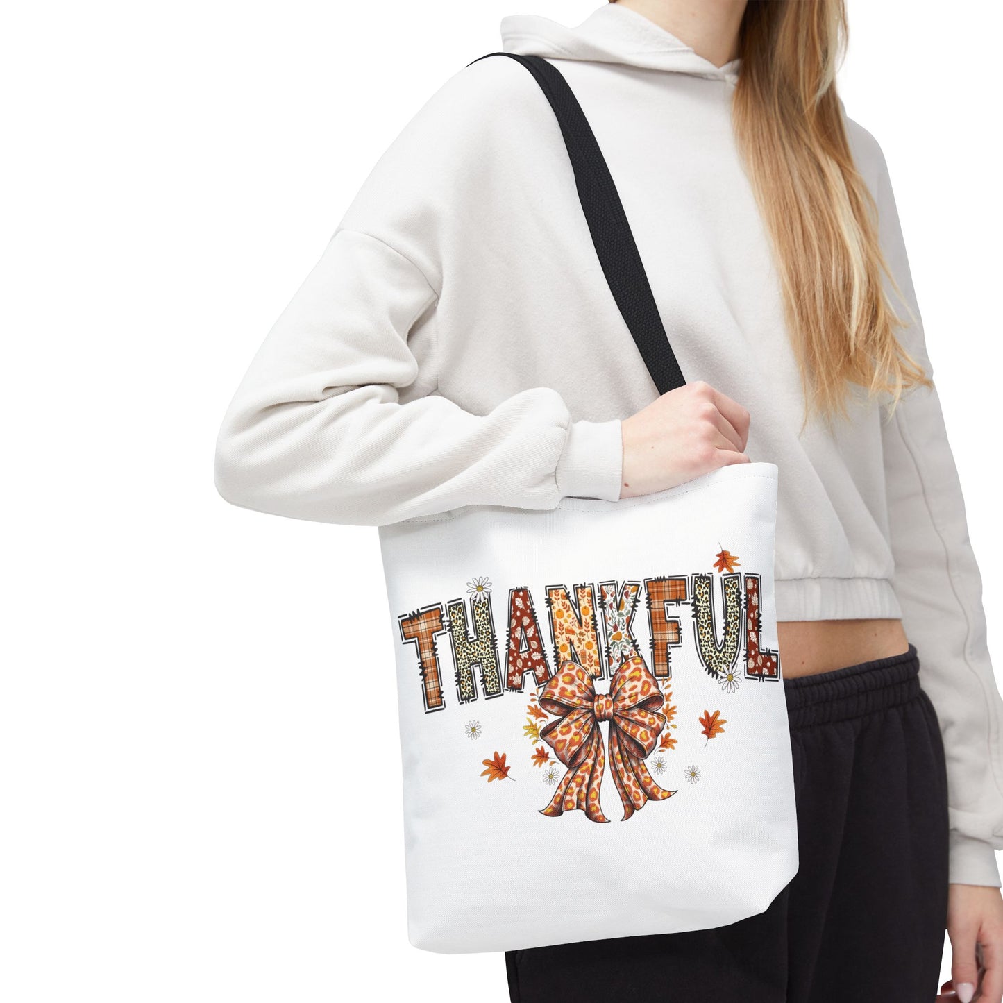 🧡 Thankful Tote Bag – Leopard Prints & Autumn Vibes in One Cozy Carryall 🍁