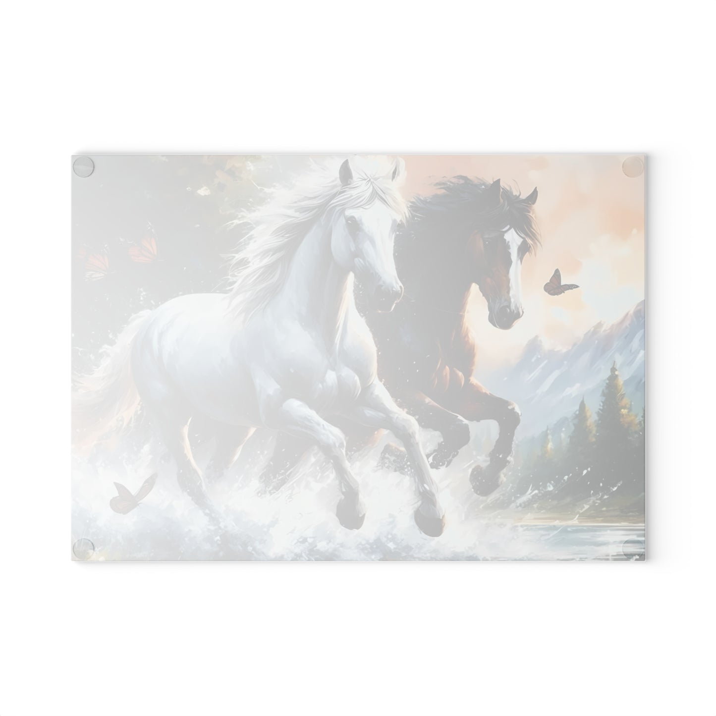 🐎 Wild Spirit Horse Cutting Board – Galloping Elegance for Your Kitchen