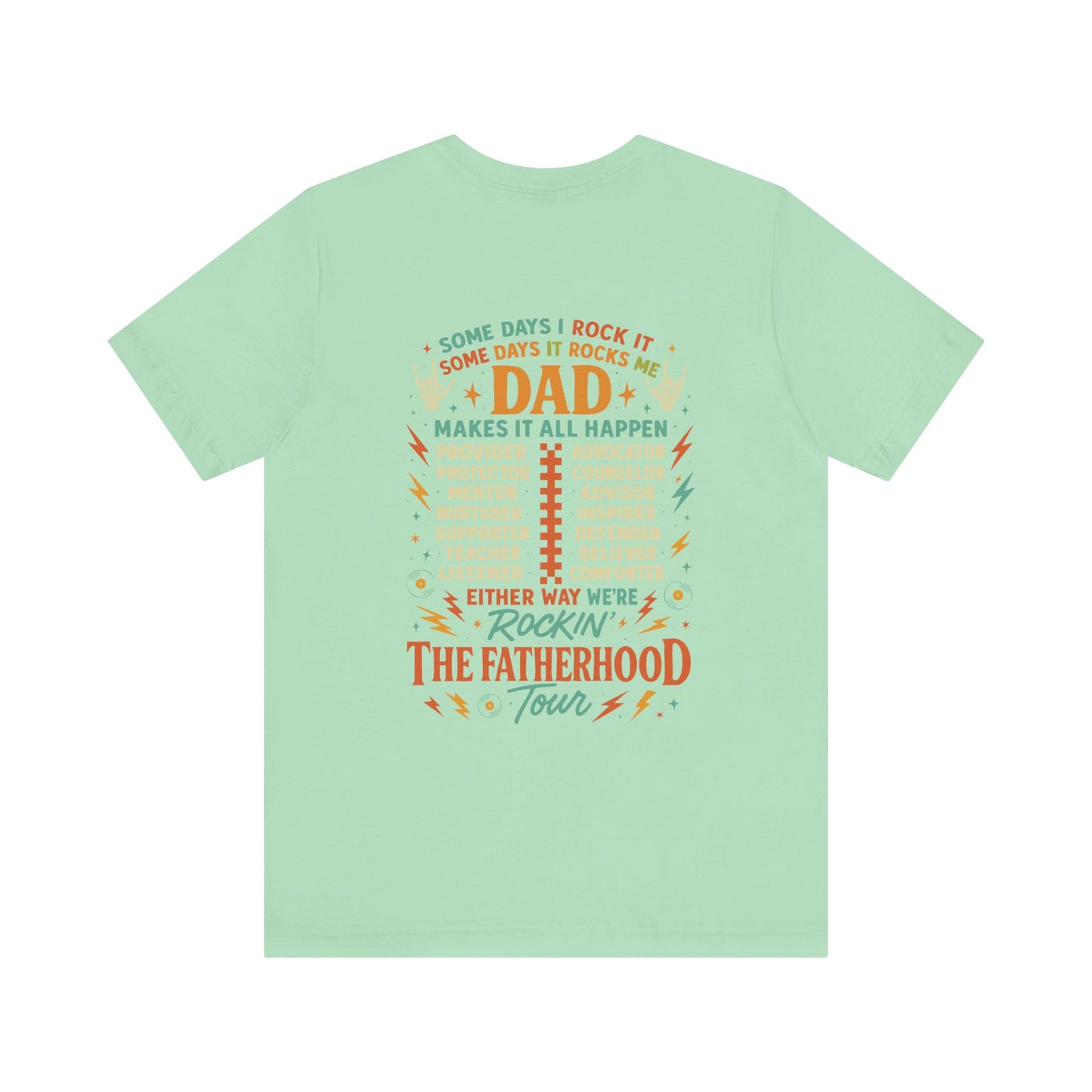 🎤 DAD TOUR – Camiseta divertida para papá inspirada en un concierto