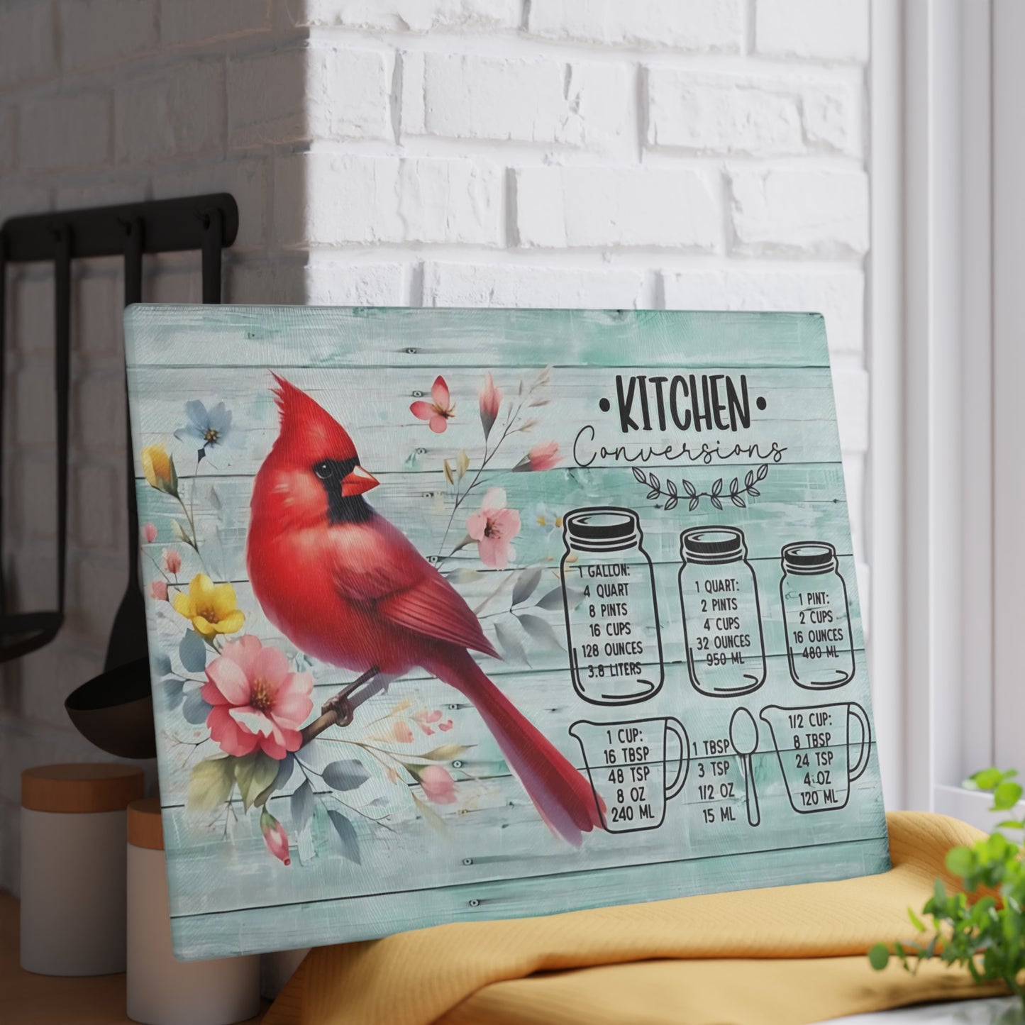 Tabla de cortar Cardinal Kitchen Conversions: ¡el encanto rústico se combina con la función culinaria!