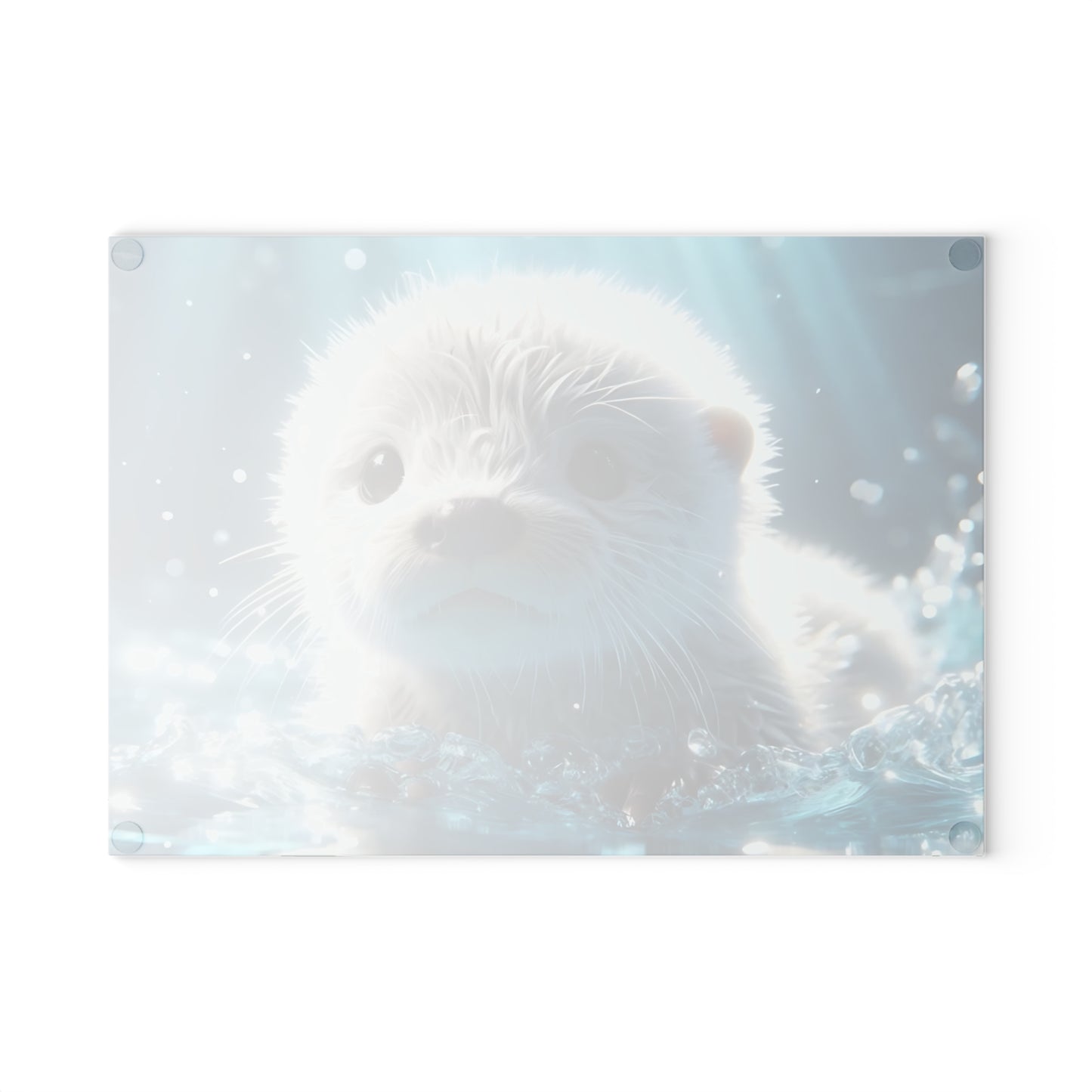 🌊 Baby Otter Splash Cutting Board – Adorable Ocean Charm for Your Kitchen