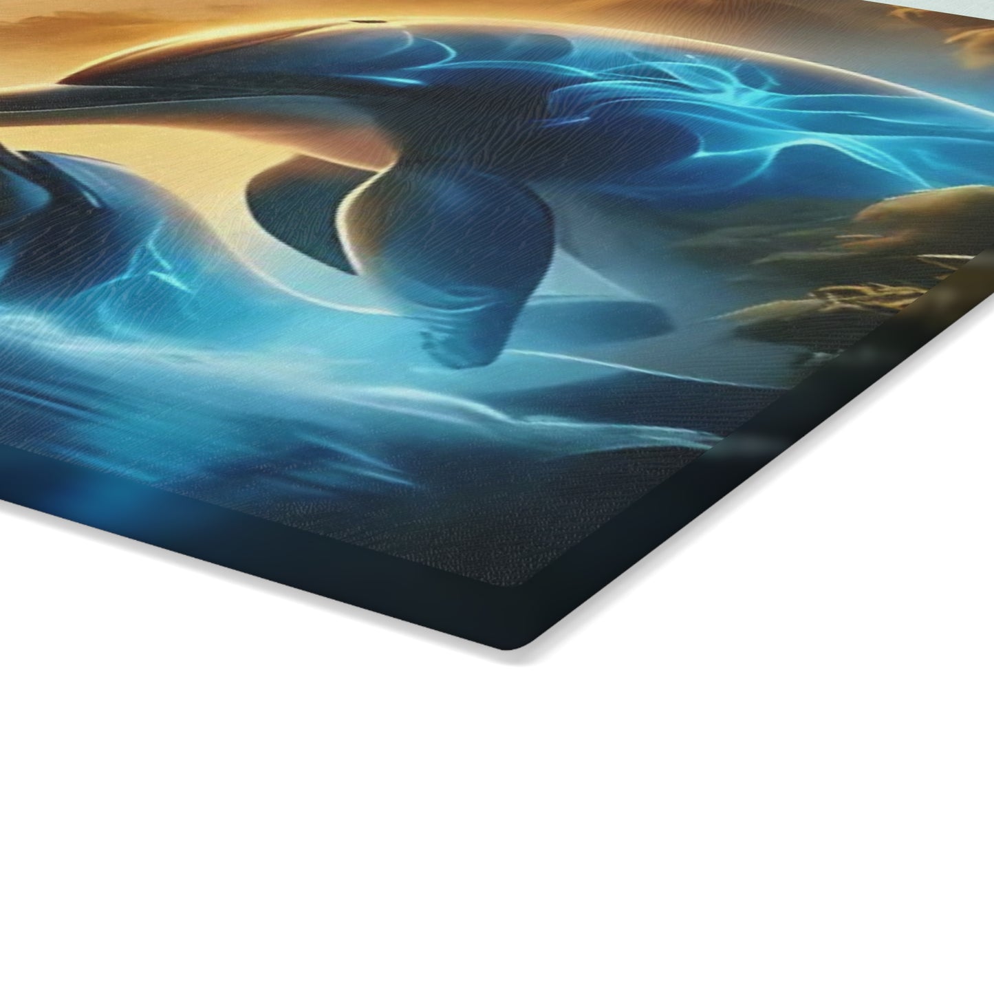 Tabla de cortar con diseño de delfines, decoración de cocina con delfines, cocina con temática oceánica, decoración de vida marina, regalo de vida marina, regalo para amantes de los delfines, tabla de charcutería