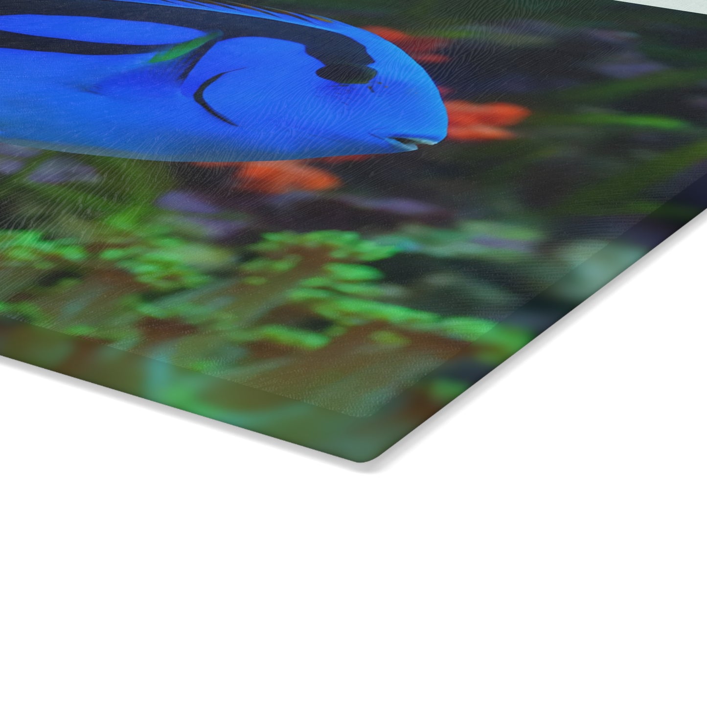 Tabla de cortar Blue Tang Reef: un toque de vibrante vida marina para tu cocina