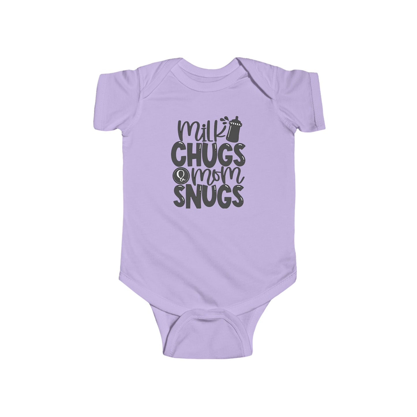 Body para bebé Milk Chugs & Mom Snugs: disponible en varios colores y orgánico